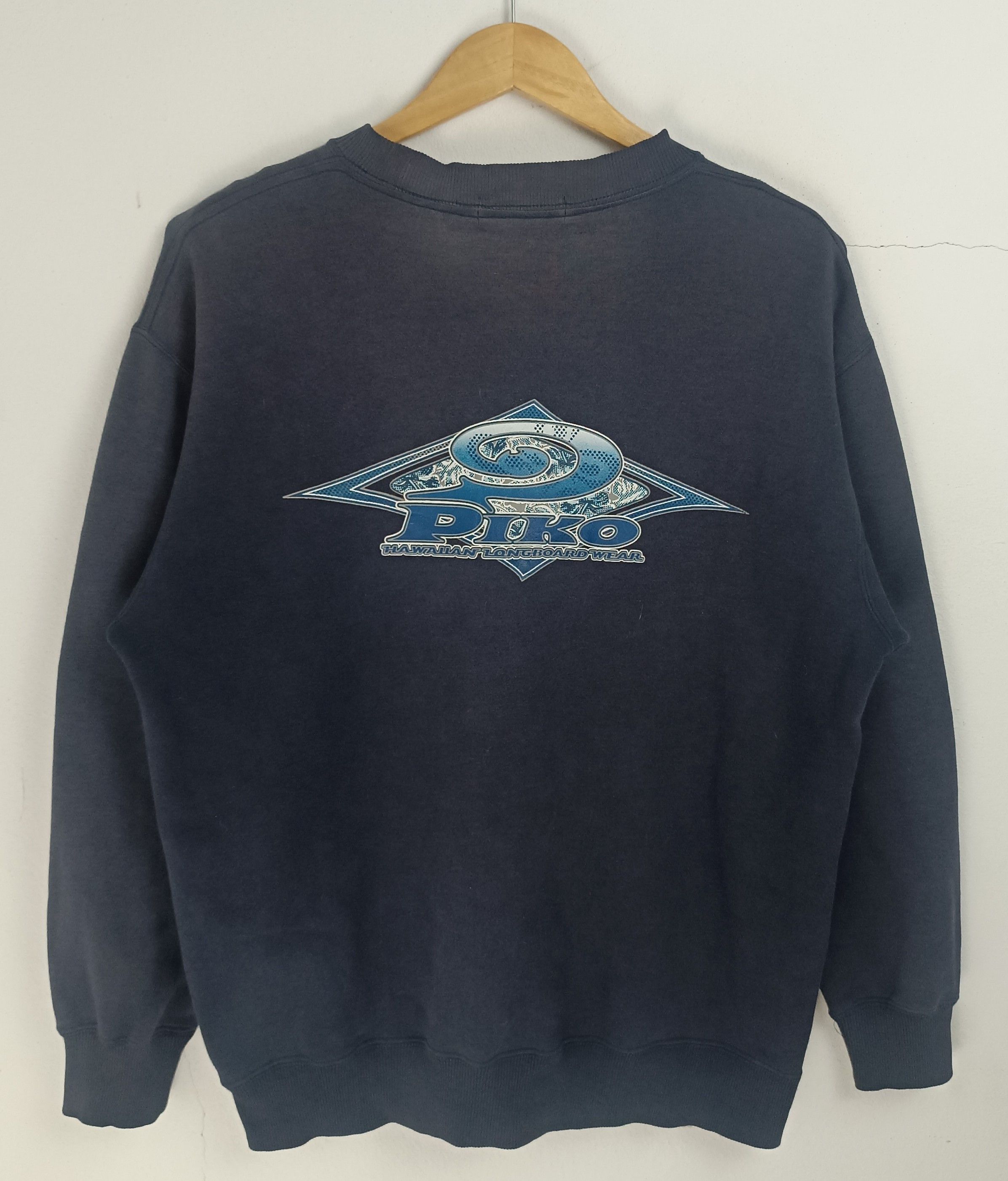 Vintage THRASHED FADED VINTAGE 90'S PIKO LONGBOARD WEAR VERY RARE Size US L / EU 52-54 / 3 - 3 Thumbnail