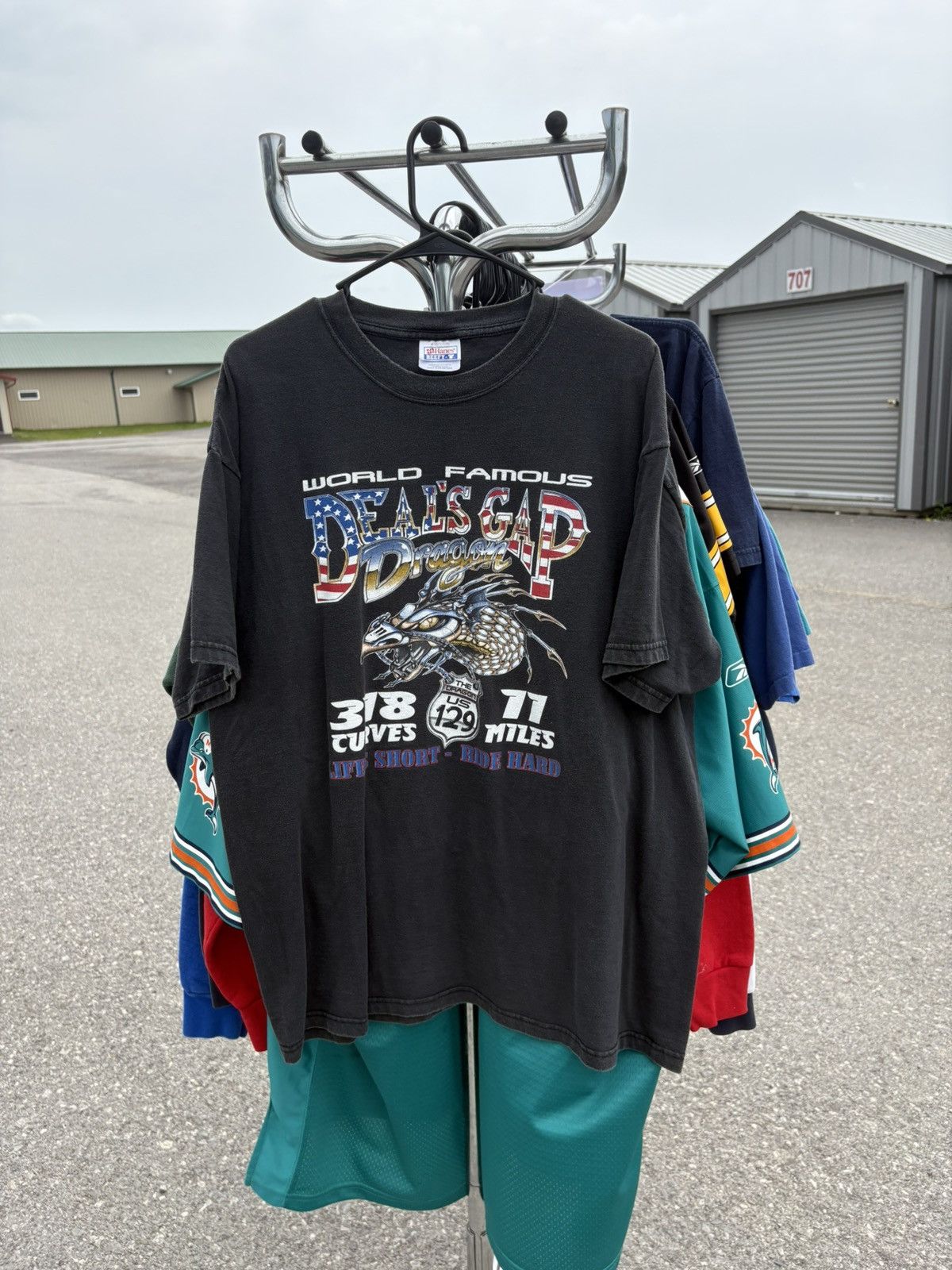 Hanes × Vintage Vintage 1999 Bike Week Hanes T-Shirt Size US XL / EU 56 / 4 - 1 Thumbnail