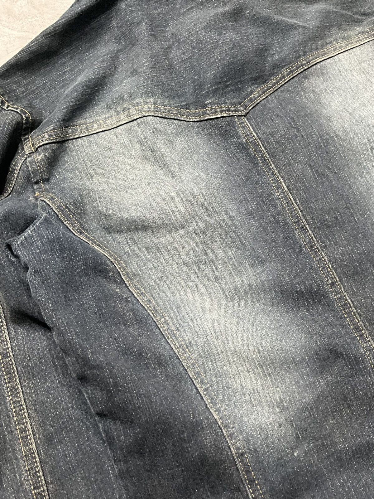 Japanese Brand Atelier Sab Men x If six was Nine Dirt Dyed Biker Denim Jkt Size US M / EU 48-50 / 2 - 10 Thumbnail