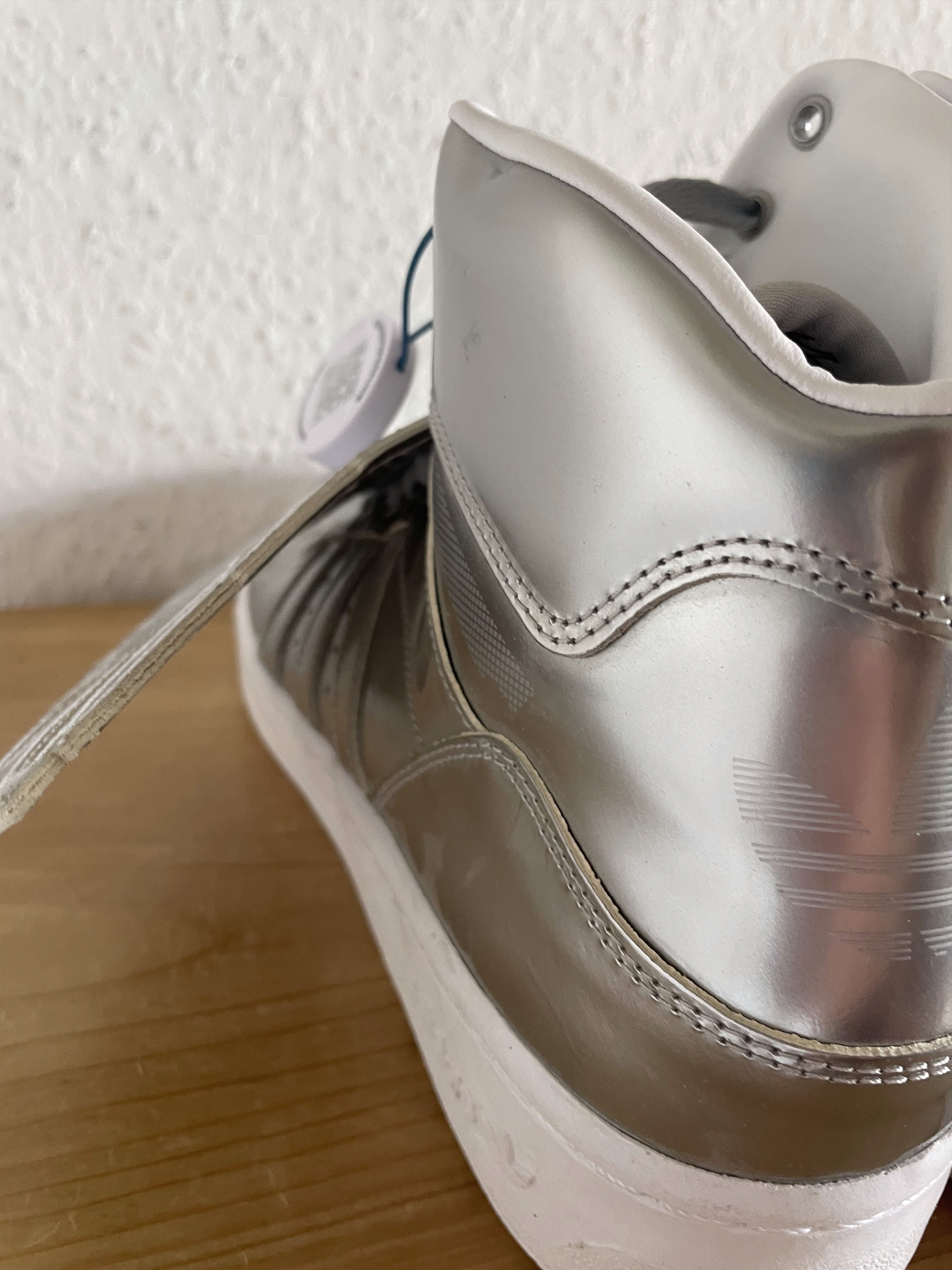 Adidas × Jeremy Scott Wings 1.0 Silver Metallic Size US 11 / EU 44 - 6 Thumbnail
