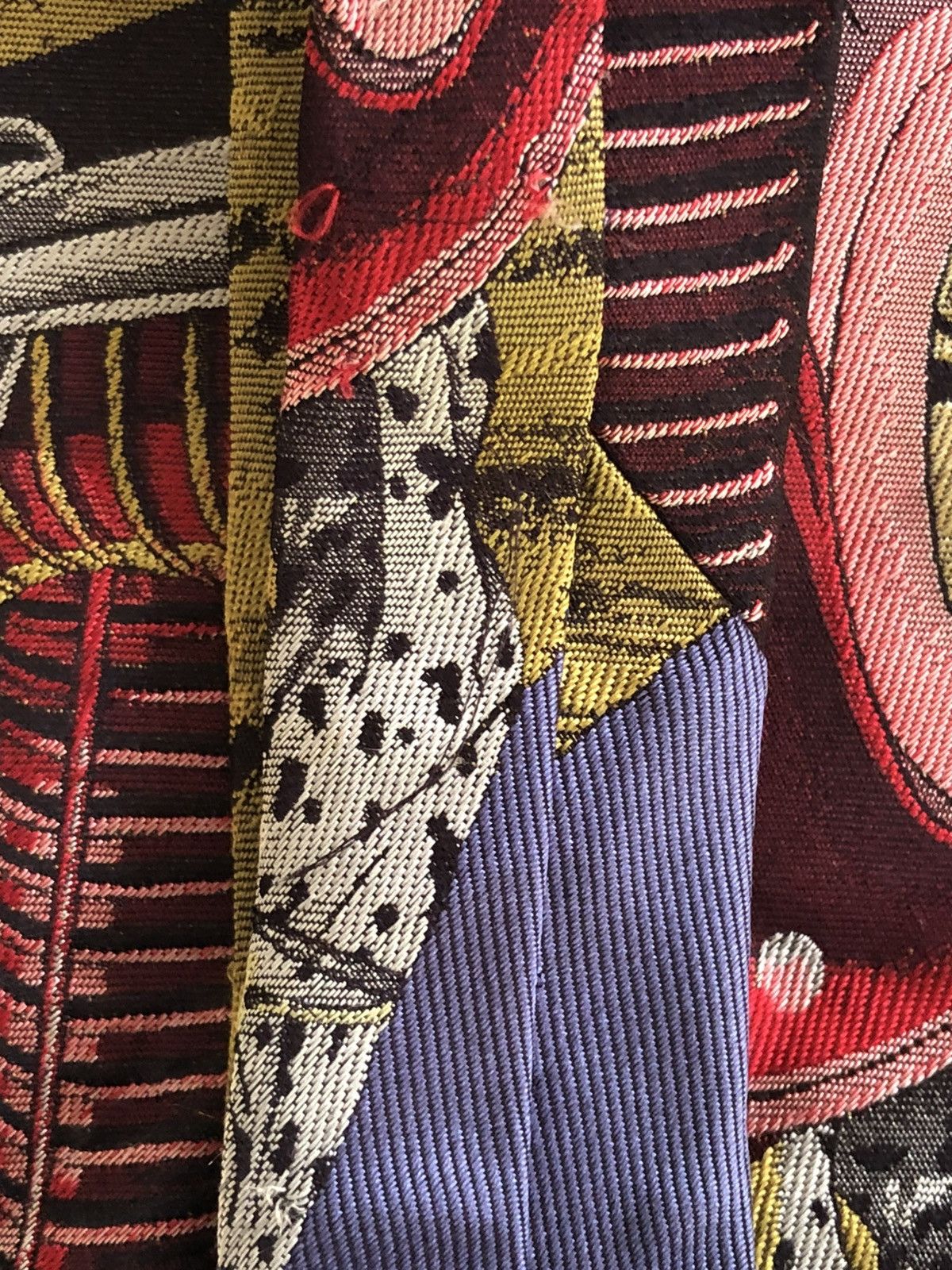 Jean Paul Gaultier Jean Paul Gaultier Iconic Silk Tie Size ONE SIZE - 10 Thumbnail