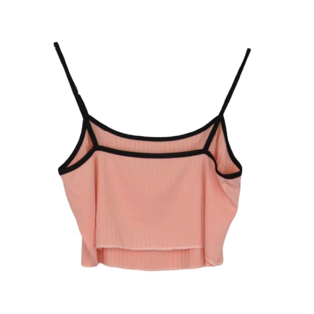 Cider Cider Y2k Pastel Pink Ying Yang Ribbed Knit Cami Medium Size M / US 6-8 / IT 42-44 - 3 Thumbnail