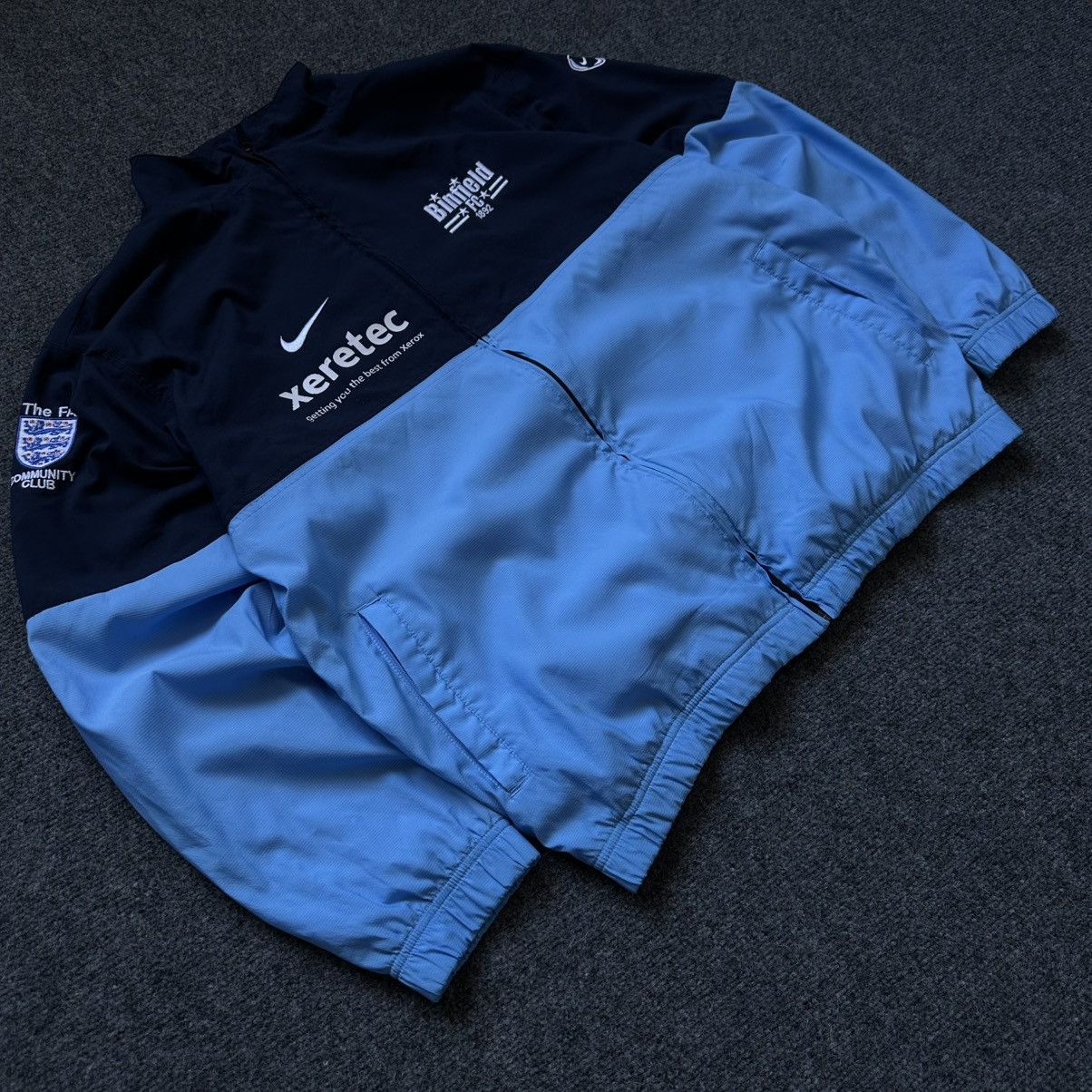 Issey Miyake VTG Nike Windbreaker Benfield Fc Zip Sweater Y2K Size L Engl Size US L / EU 52-54 / 3 - 7 Thumbnail