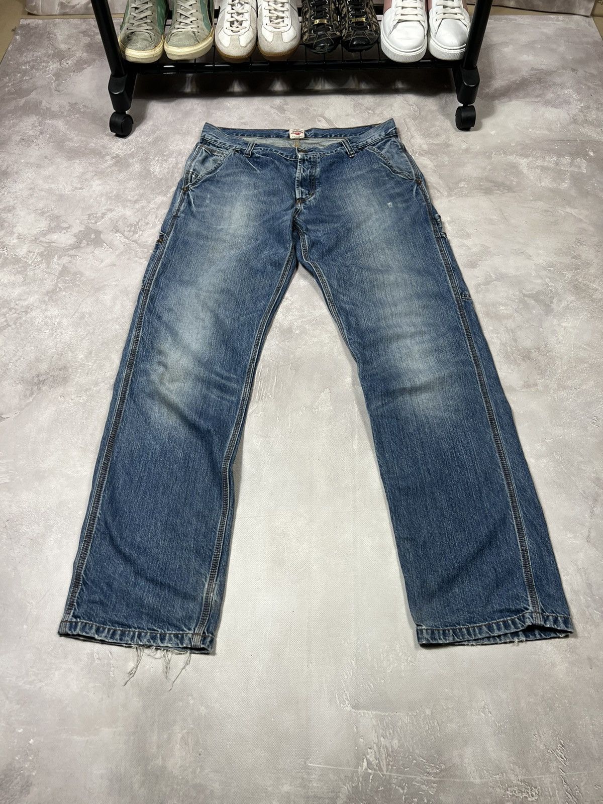 Carhartt Vintage Carhartt Logger Carpenter Distressed Workwear Pants Size US 32 / EU 48 - 8 Thumbnail