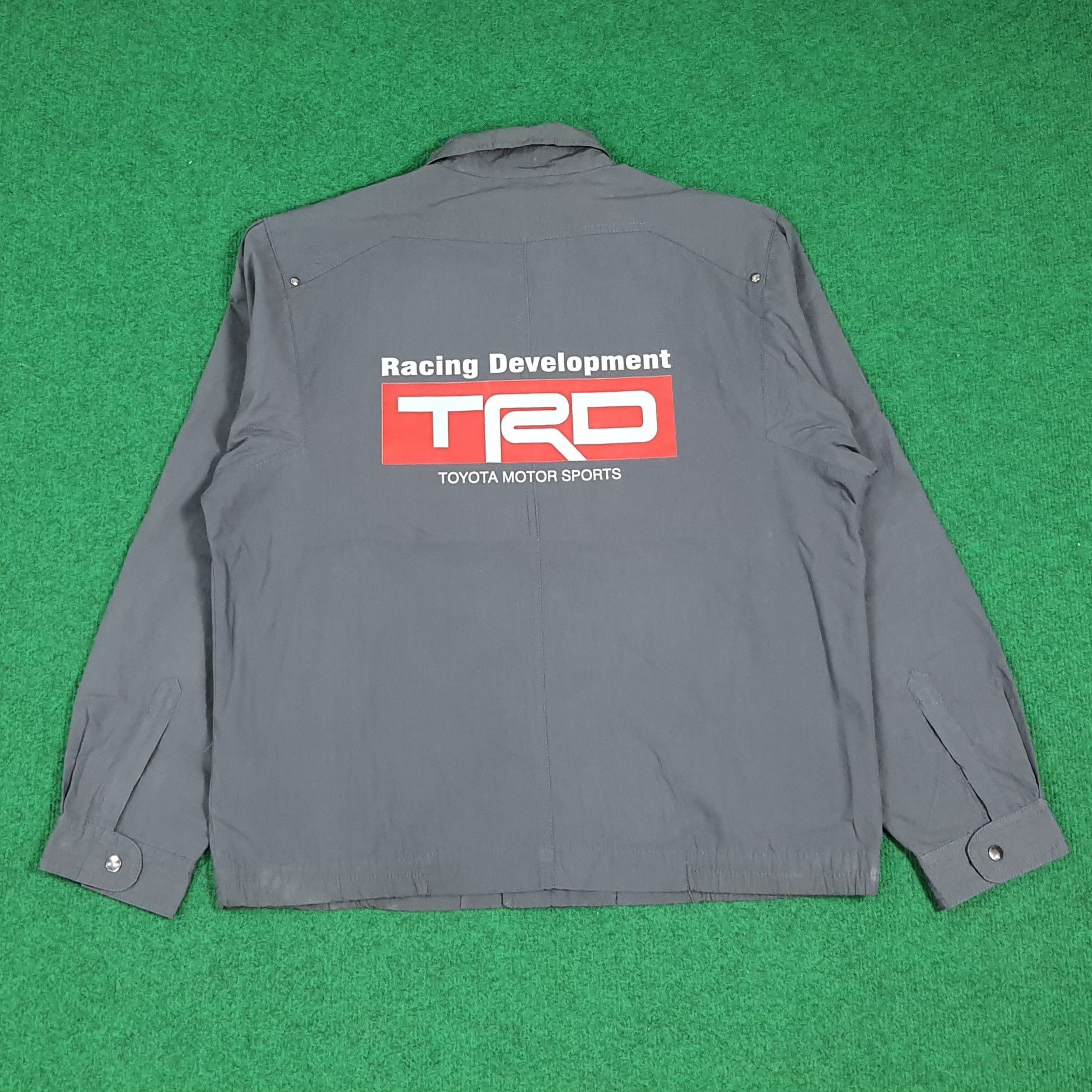 Japanese Brand Vintage TRD Toyota Racing Custom Logo Jacket C283N17 Size US M / EU 48-50 / 2 - 1 Thumbnail