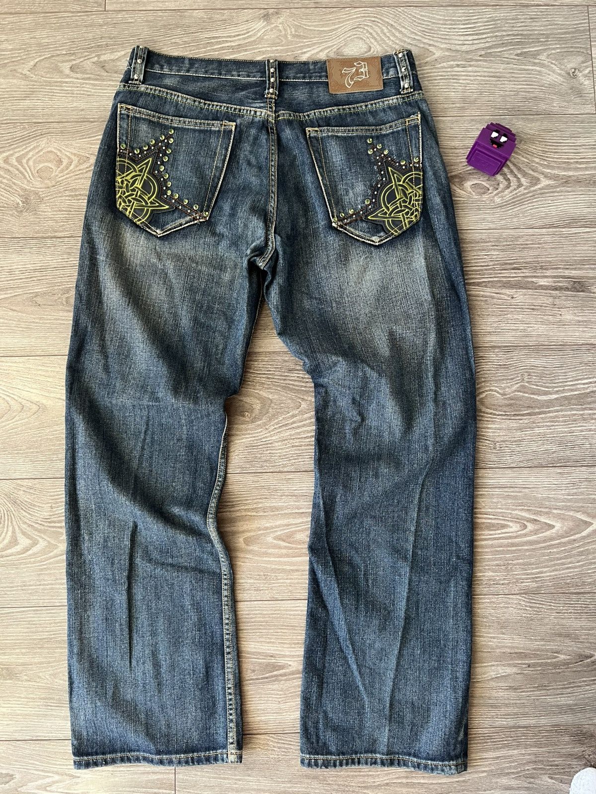 Pepe Jeans Pepe Jeans Avant Garde Opium Embroidered Logo Y2K Jeans Size US 36 / EU 52 - 3 Thumbnail