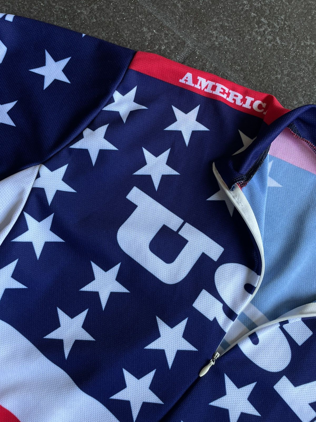 USA Olympics Team USA 1979 Biking Jersey Size US M / EU 48-50 / 2 - 3 Thumbnail