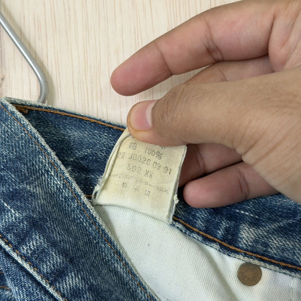Levi's Vintage Levis Selvedge Big E jeans 502XX Japan Size US 33 - 17 Thumbnail