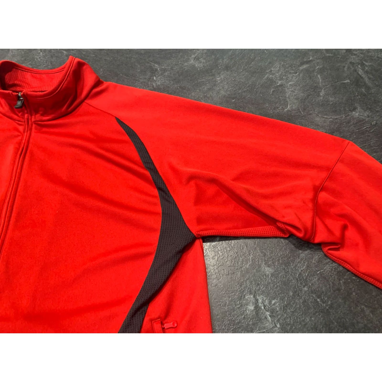 Adidas ADIDAS Track Jacket Mens Large L Red Full Zip Athleisure Soccer Football Size US L / EU 52-54 / 3 - 6 Thumbnail