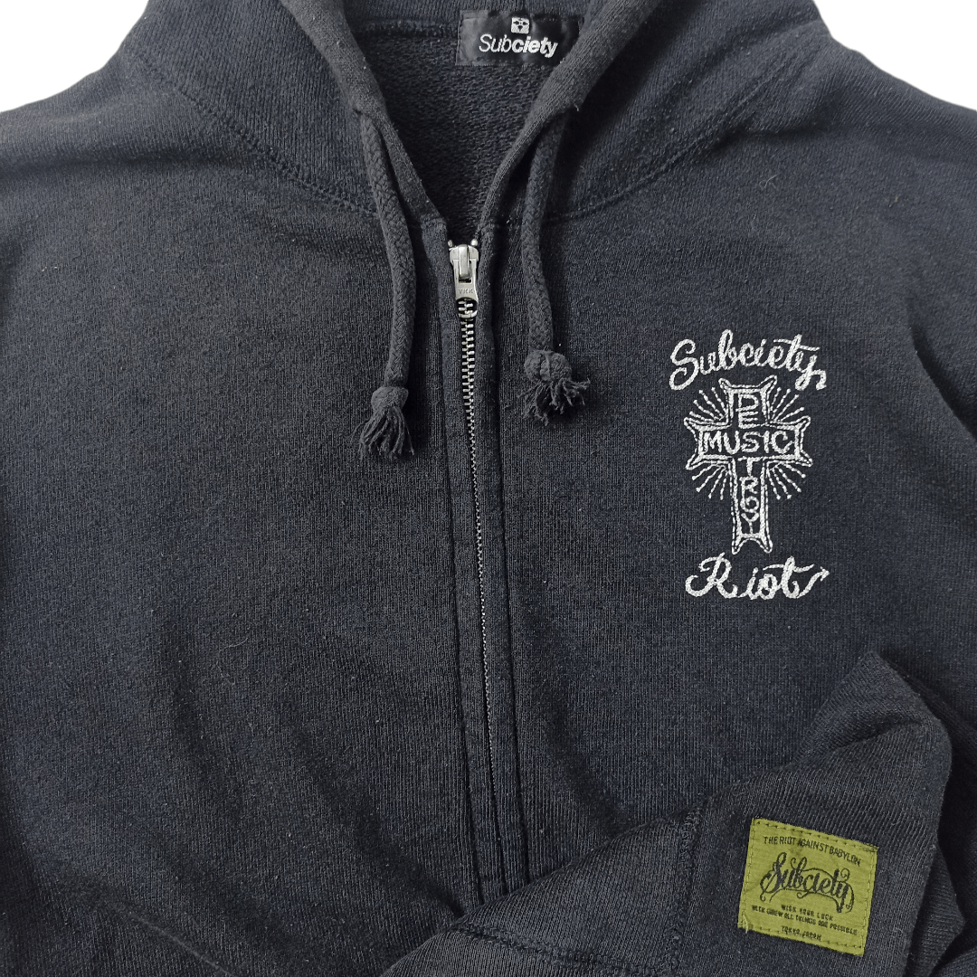 If Six Was Nine × Japanese Brand Vintage Subciety Riot Hoodie Size US M / EU 48-50 / 2 - 3 Thumbnail