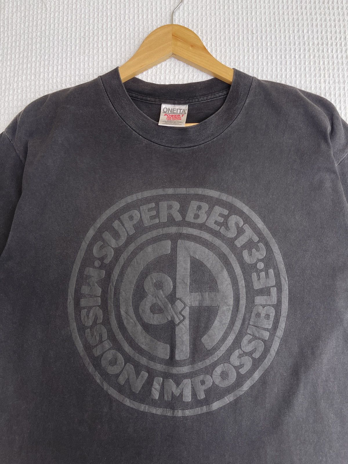 Band Tees 🔥Rare🔥Vtg90s Super Best 3 MISSION IMPOSIBLE Sun Faded Tee Size US L / EU 52-54 / 3 - 9 Thumbnail