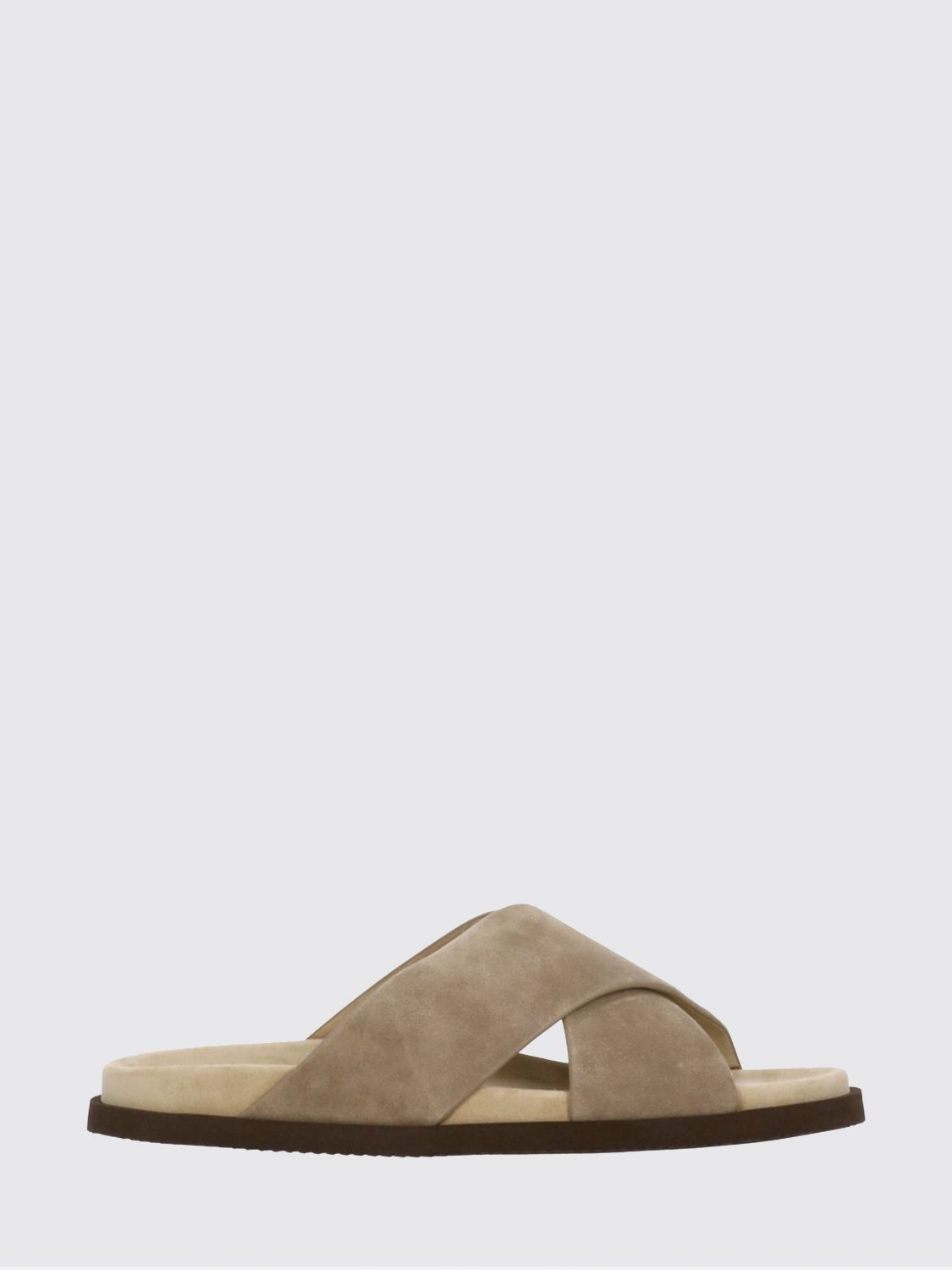 Brunello Cucinelli Brunello Cucinelli Sandals Men Brown Size US 8 / EU 41 - 1 Thumbnail