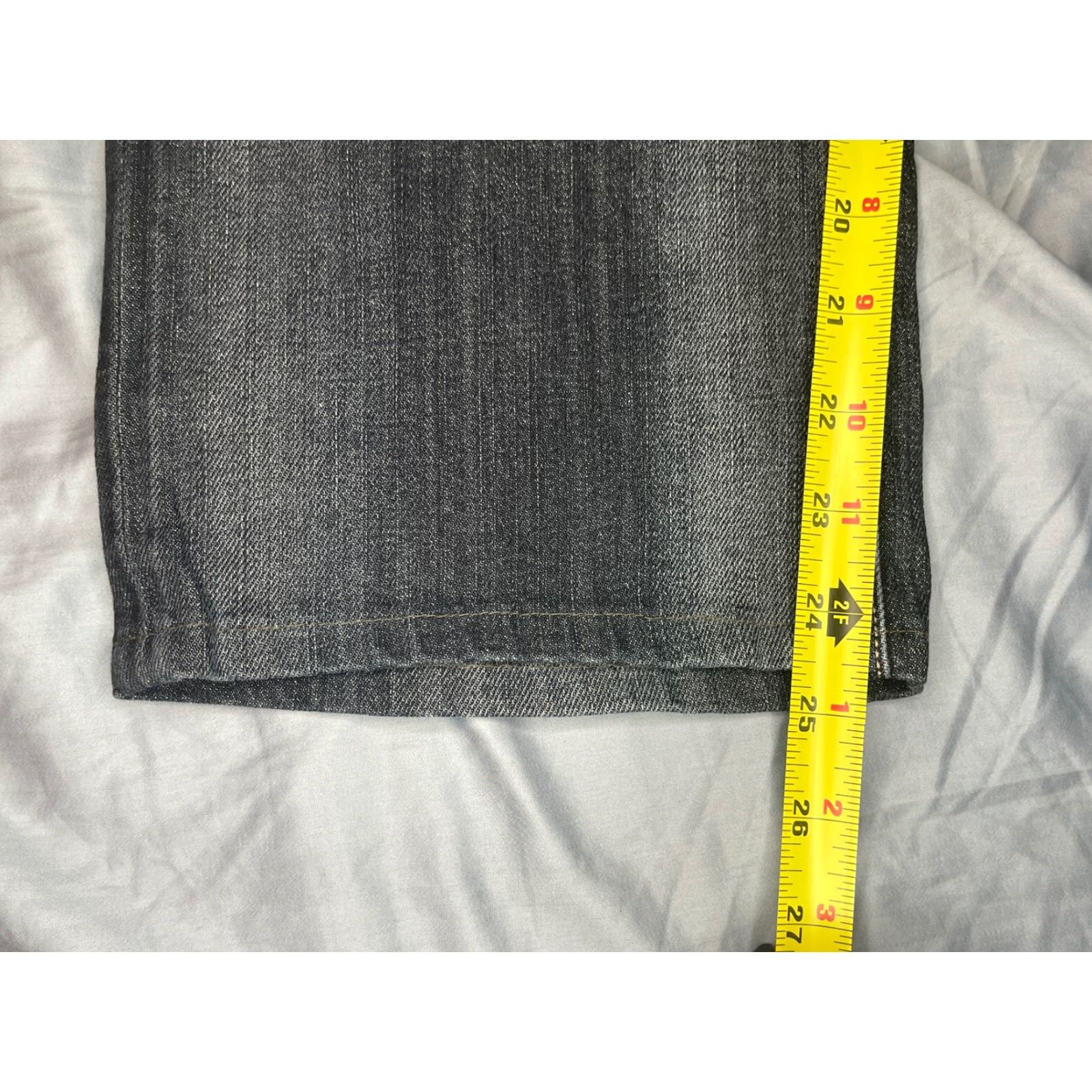 Diesel Diesel VIKER Regular Straight Jeans 31x25 Black Embroidered Denim Casual Mens Size US 31 - 8 Thumbnail