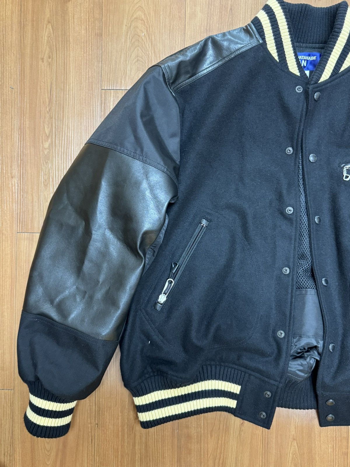 Junya Watanabe JUNYA WATANABE MAN MENS WOOL NYLON VARSITY JACKET Size US L / EU 52-54 / 3 - 2 Thumbnail