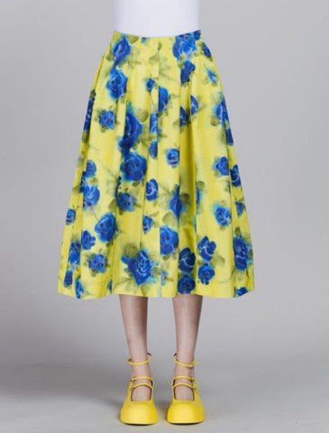 Marni oc11z0525 High Waisted Skirt in Multicolor Size 30" / US 8 / IT 44 - 1 Thumbnail