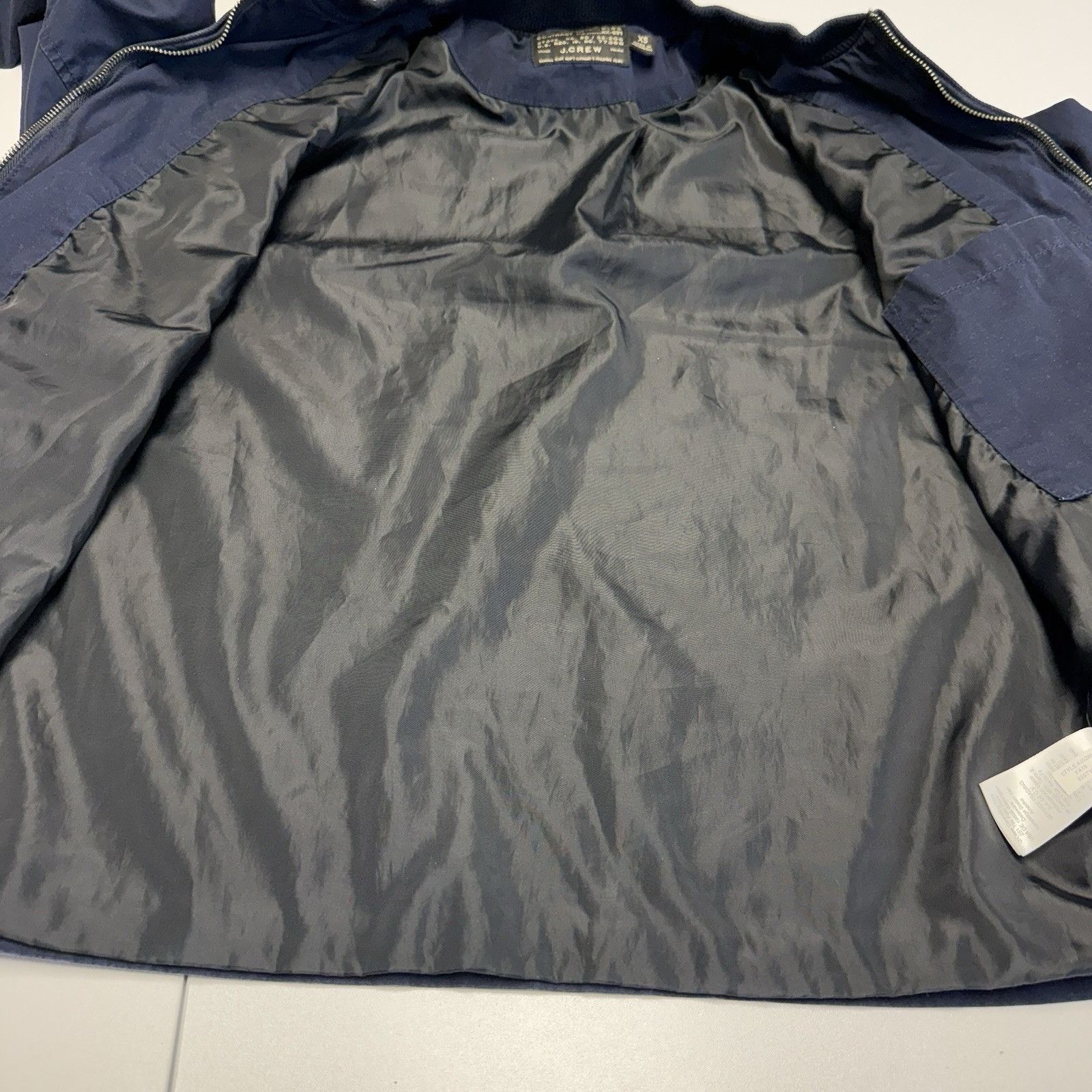 J.Crew J Crew NX-631 Jacket Men’s XS Extra Small Navy Blue Bomber Z Size US XS / EU 42 / 0 - 13 Thumbnail