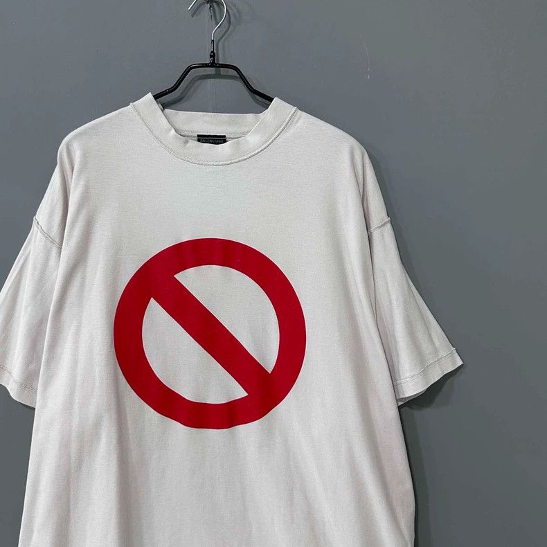 Balenciaga Balenciaga Joint Denial Pass Crack Print Short Sleeve Size US L / EU 52-54 / 3 - 2 Thumbnail