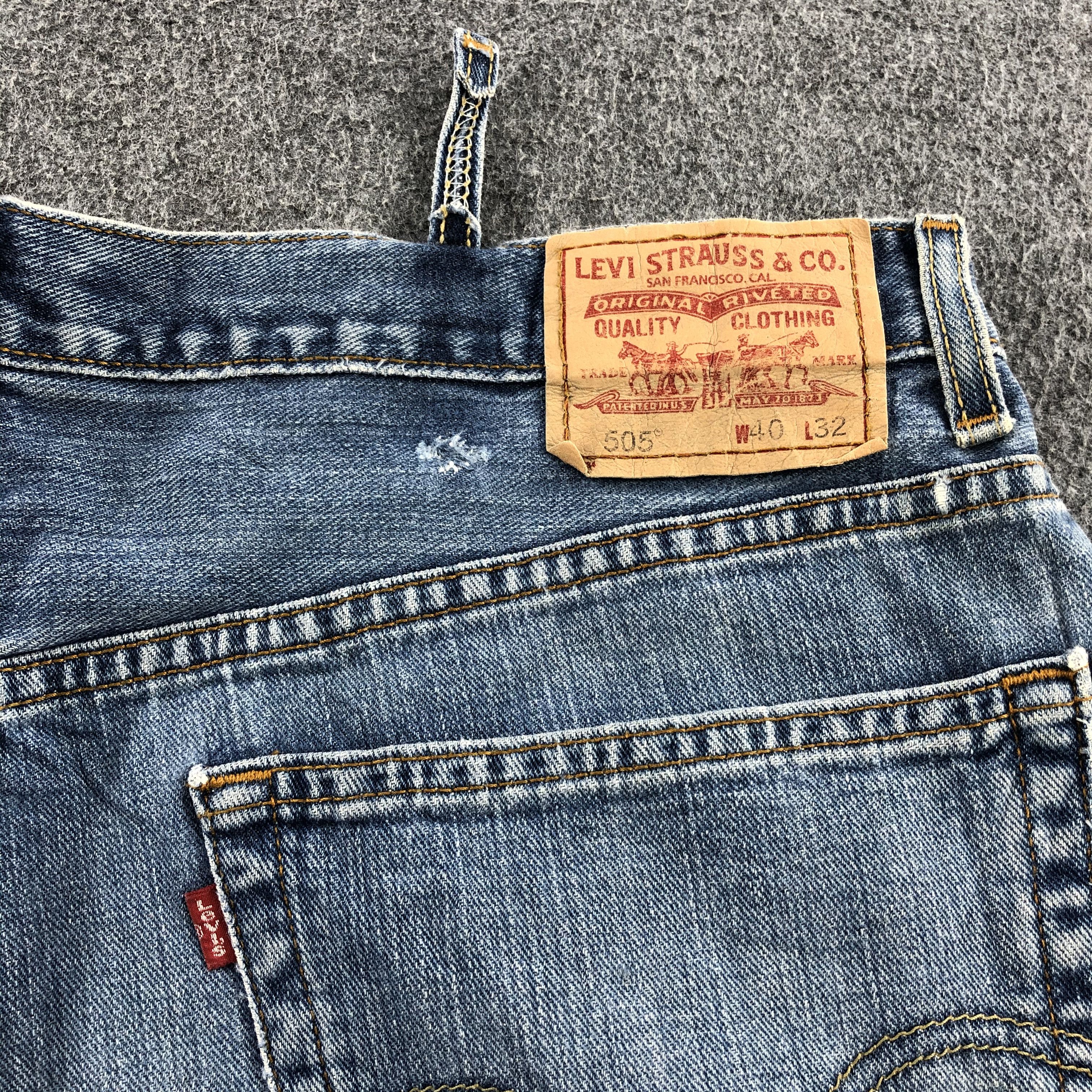 Levi's Medium Wash Vintage Levis 505 Jeans-J1099 Size US 40 / EU 56 - 5 Thumbnail