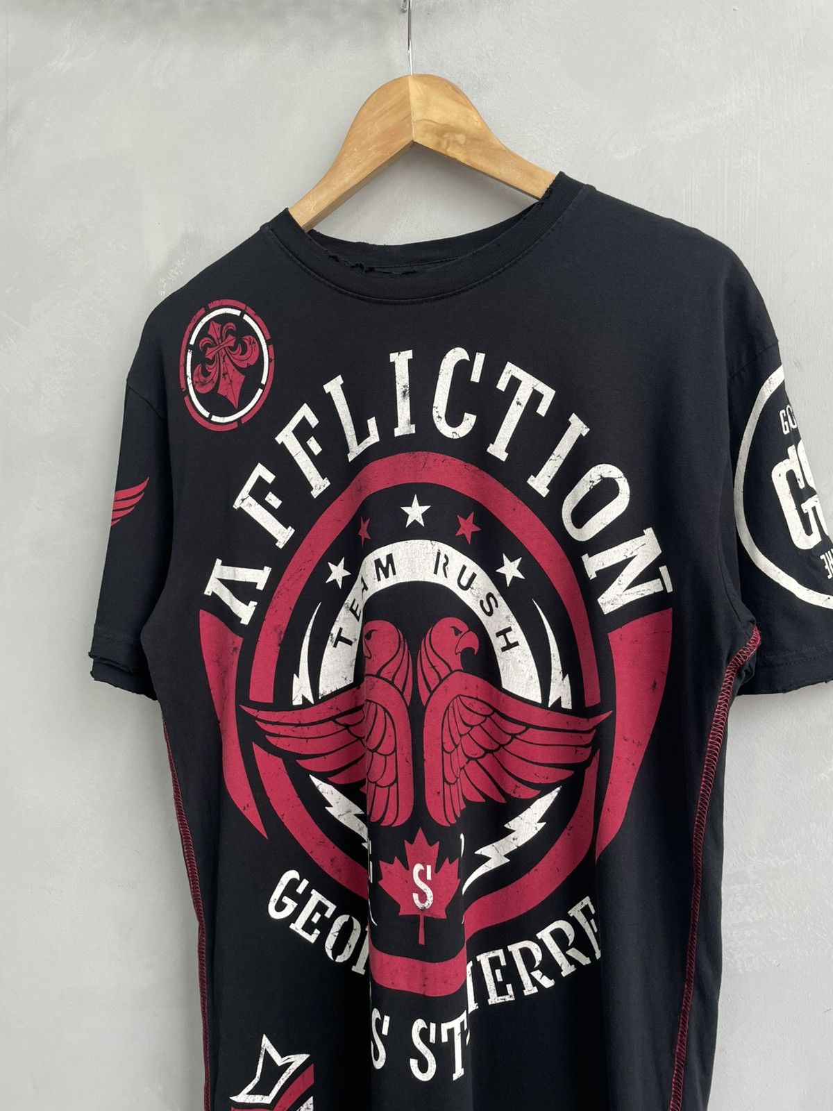 Affliction Rap skate opium affliction t shirt distressed Size US M / EU 48-50 / 2 - 2 Thumbnail