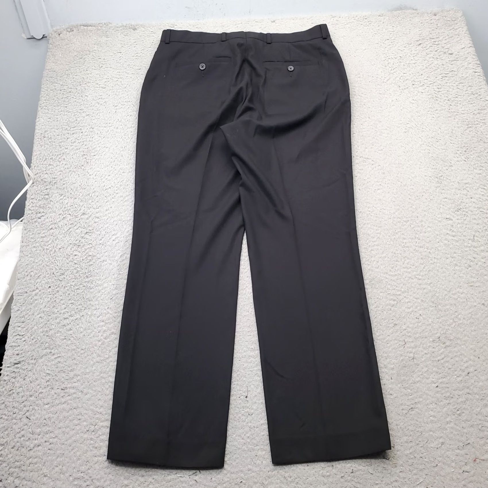 Kenneth Cole Kenneth Cole Reaction Mens Black Dress Pants 40 Mens Size 40 Black Formal Oxford Straight Leg Pants Size US 40 / EU 56 - 2 Thumbnail