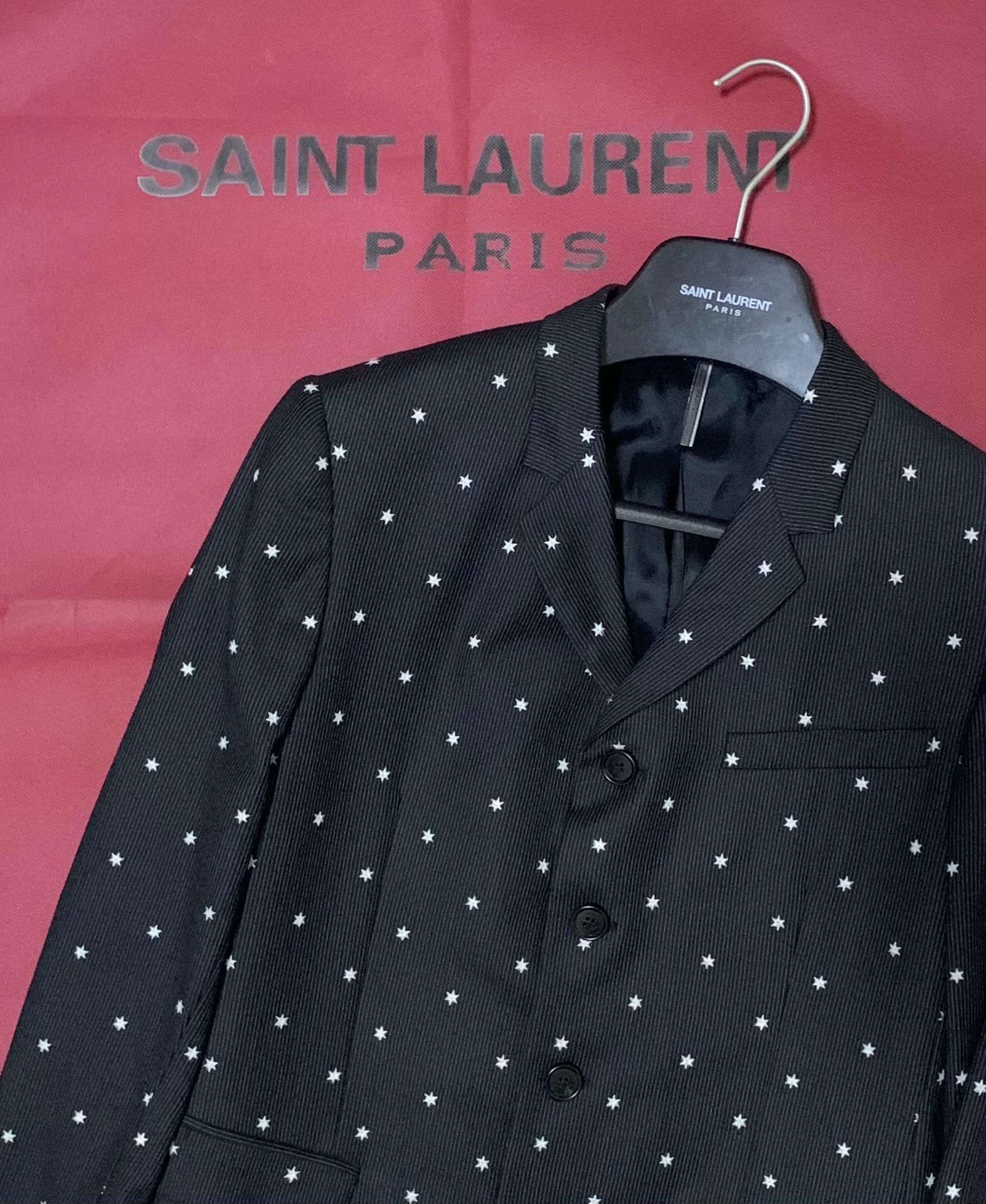 Dior Dior Homme 14FW Stripe Pentagram 4-Button Blazer 46 Size 46R - 7 Thumbnail