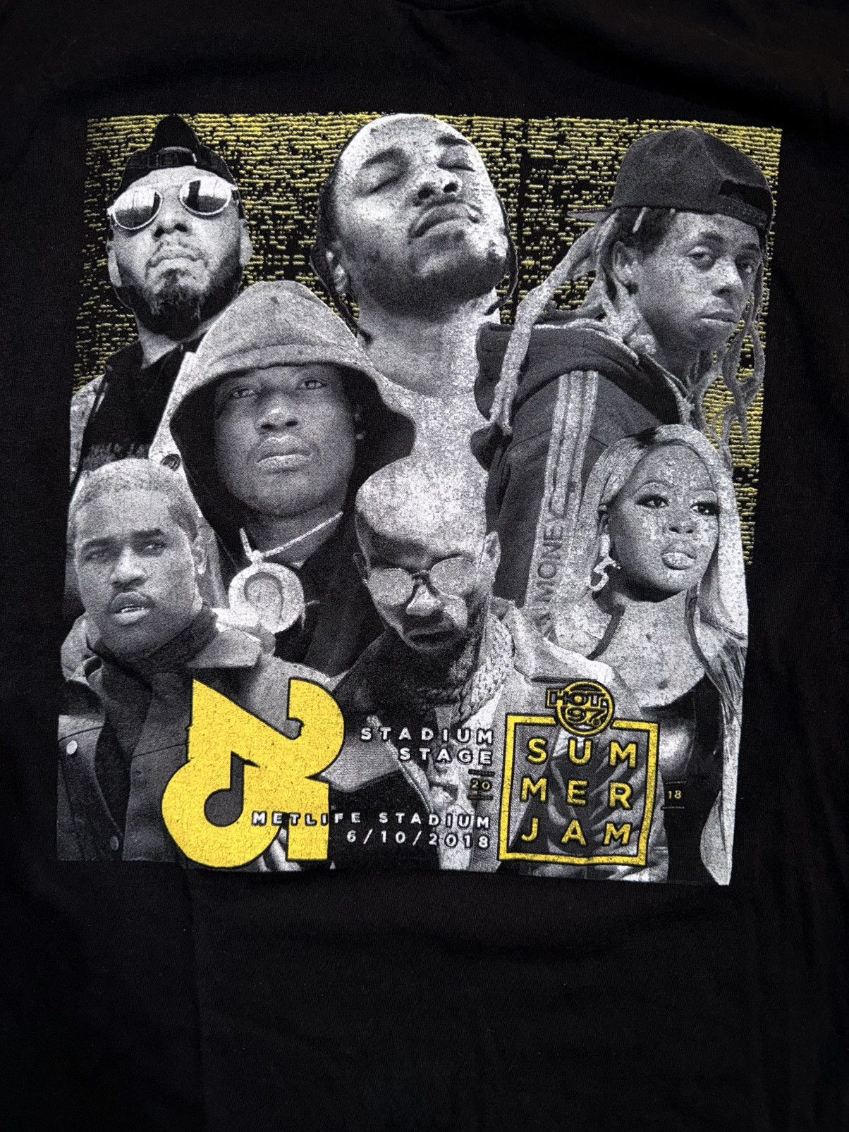 Rap Tees Hot 97 Summer Jam Metlife 2018 Kendrick Lamar Lil Wayne Rap Size US M / EU 48-50 / 2 - 2 Thumbnail