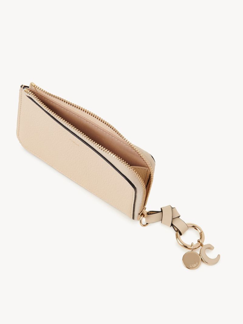 Chloe o1loc1c10226 Size: OS / Alphabet Card Holder in Sweet Beige Size ONE SIZE - 4 Thumbnail