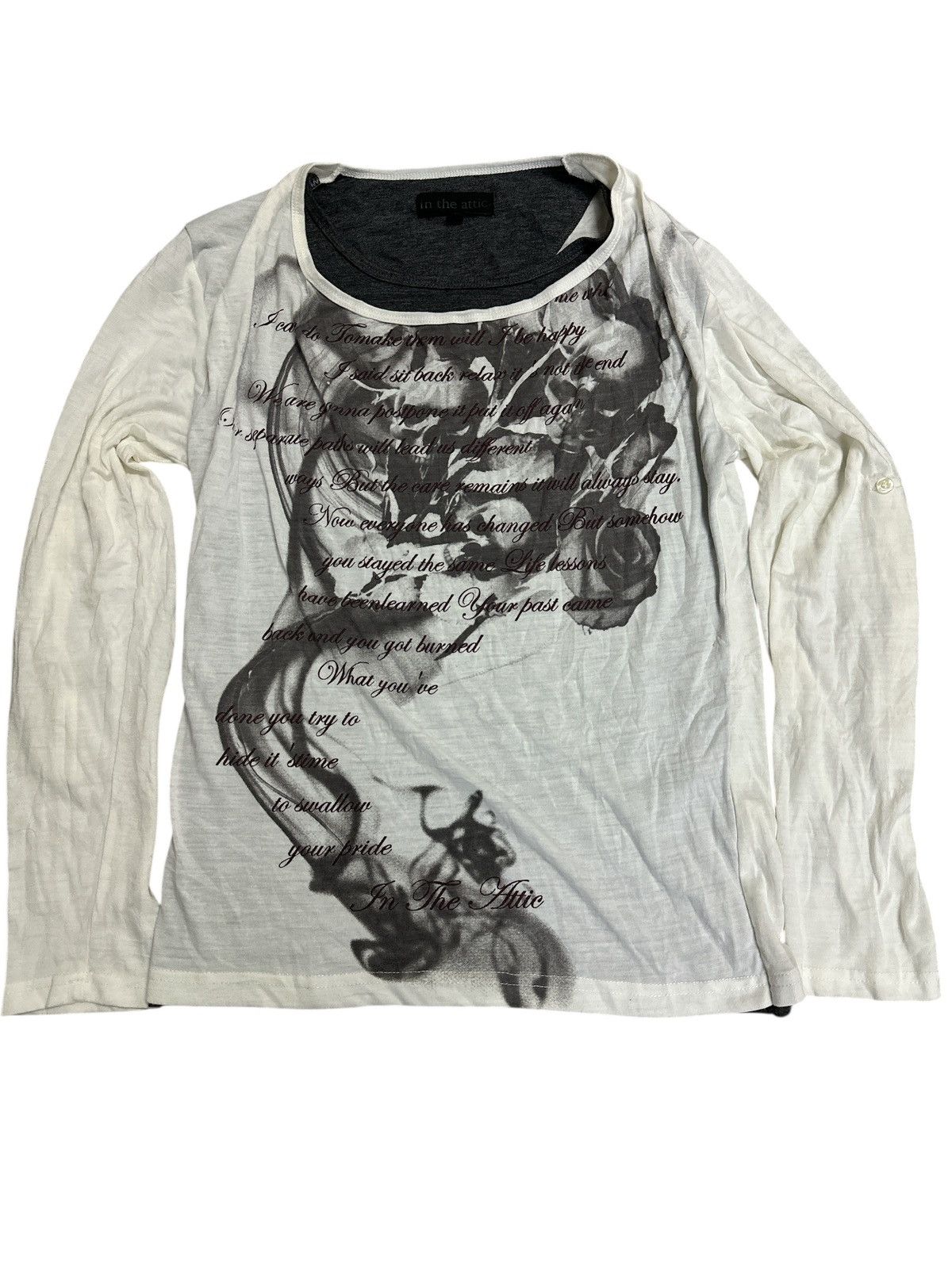 Kapital In The Attic Double Layer Long Sleeve Tee. Size US M / EU 48-50 / 2 - 2 Thumbnail