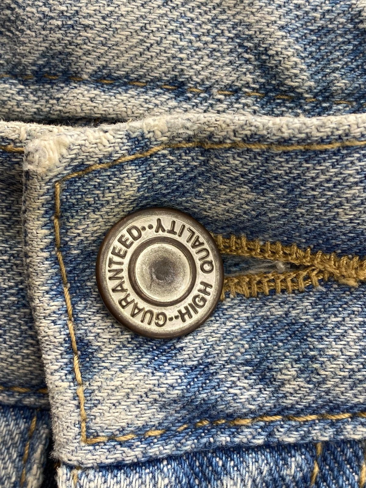 Japanese Brand Japanese Brand Faded Wash Ripped Style Straight Leg Jeans Size US 31 - 10 Thumbnail