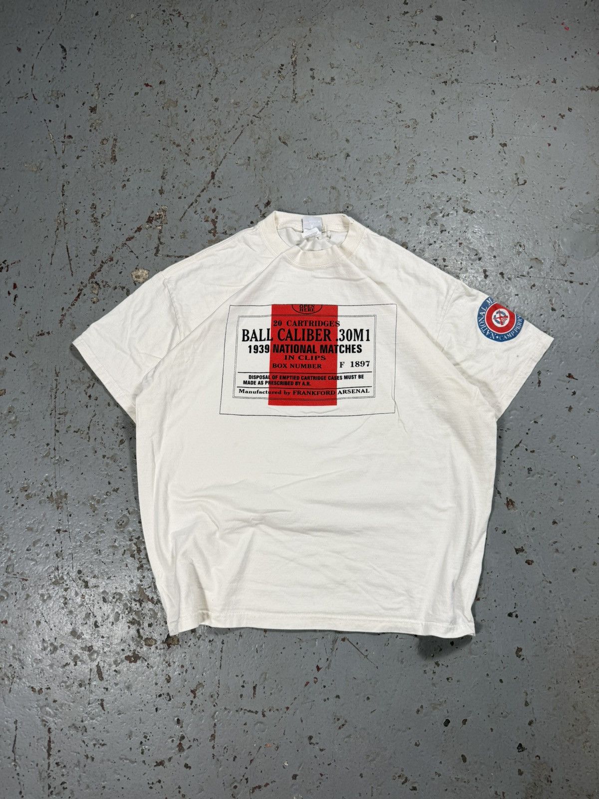 Vintage Vintage Bal Caliber Bullet Tee Size US XL / EU 56 / 4 - 1 Thumbnail