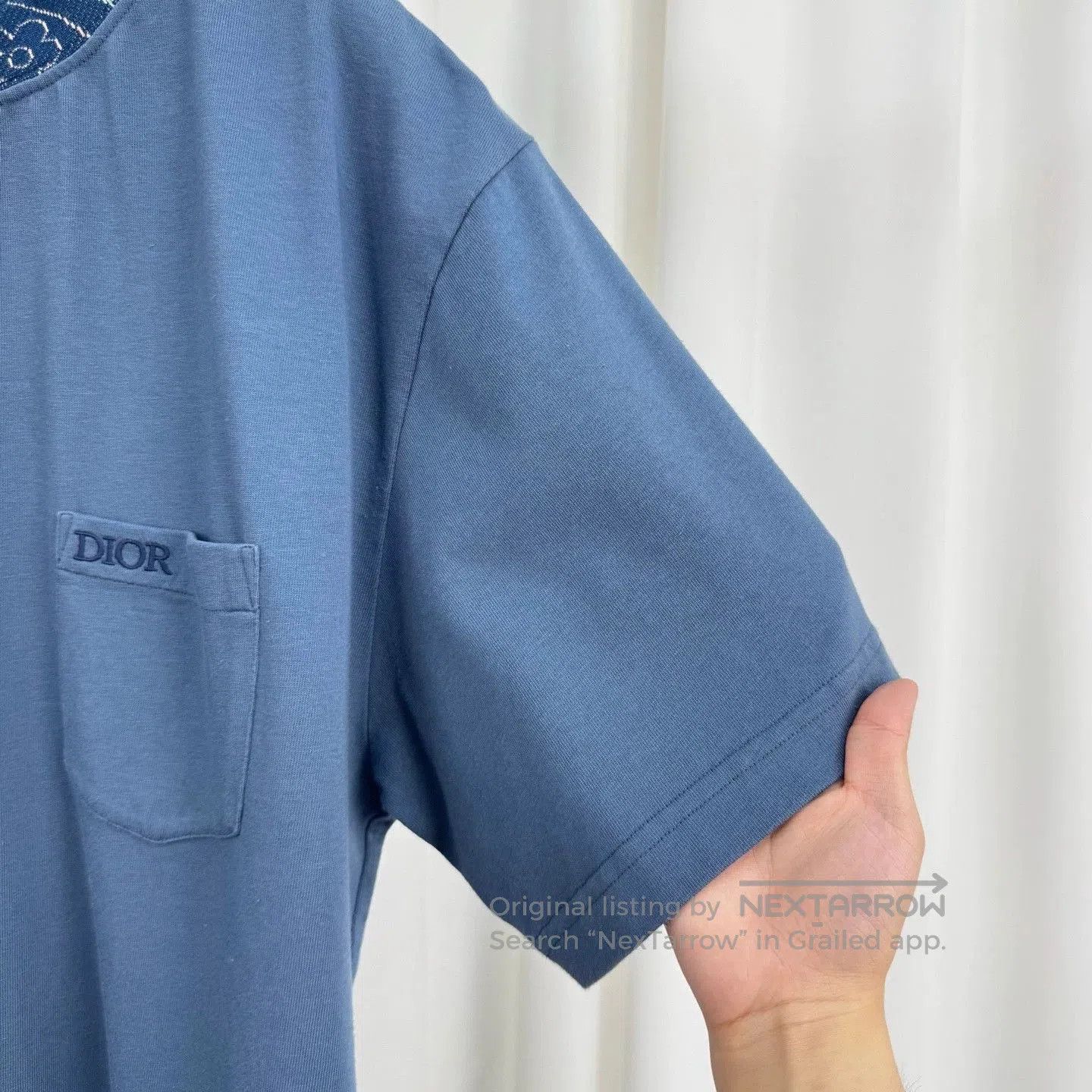 Dior dior new embroidered collar short sleeve shirt. Size US XXL / EU 58 / 5 - 4 Thumbnail