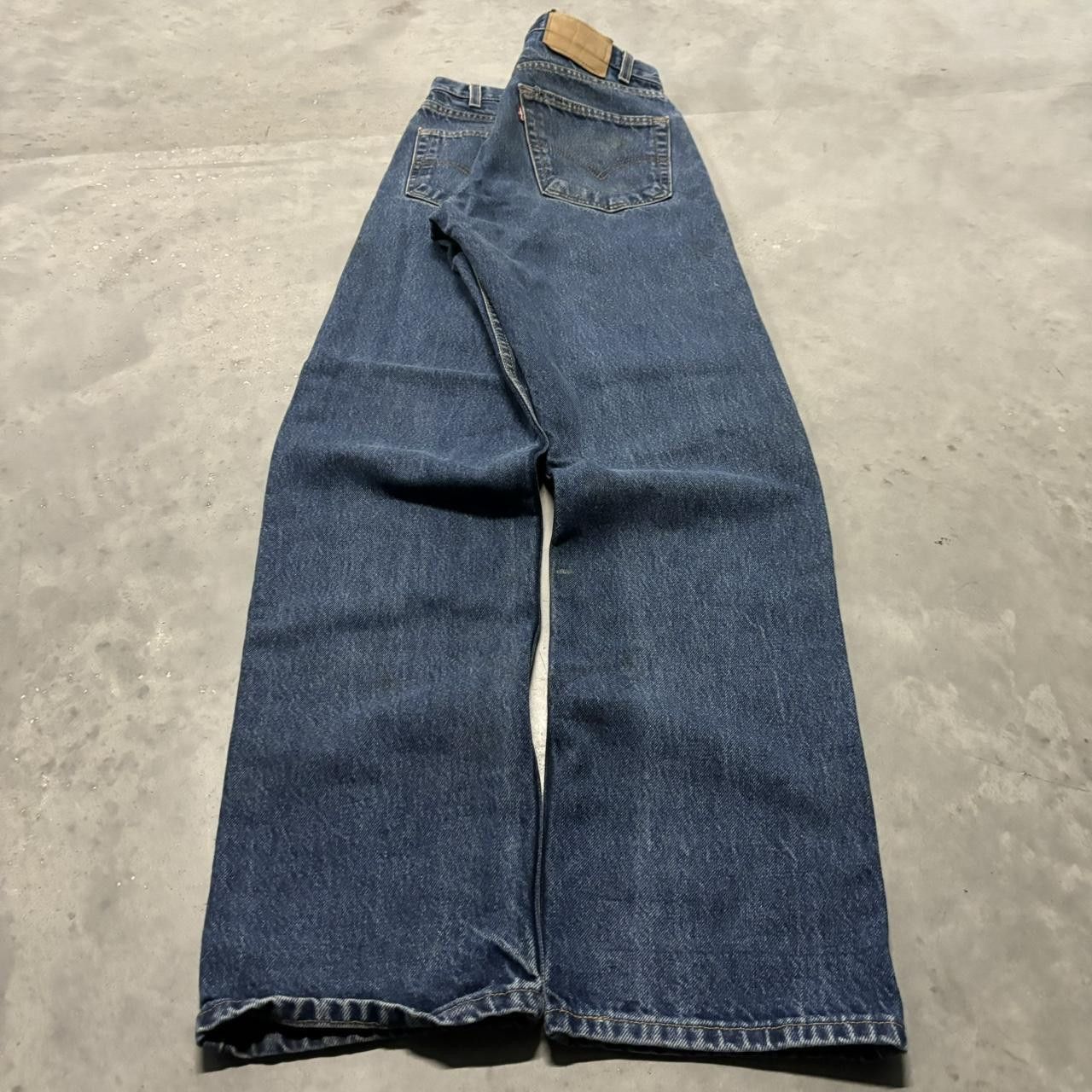 Japanese Brand × Vintage Crazy Vintage Y2K/2000s Grunge Dark Wash Denim Jeans! Size US 30 / EU 46 - 4 Thumbnail
