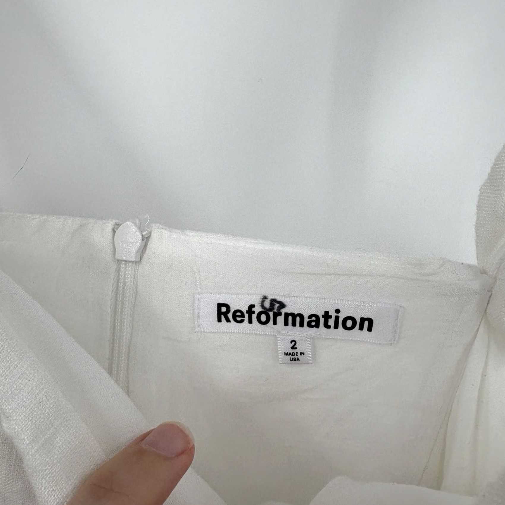 Reformation Reformation Linen Mini Dress 2 Coastal Capsule Beachy Boho Resort Size XS / US 0-2 / IT 36-38 - 5 Thumbnail