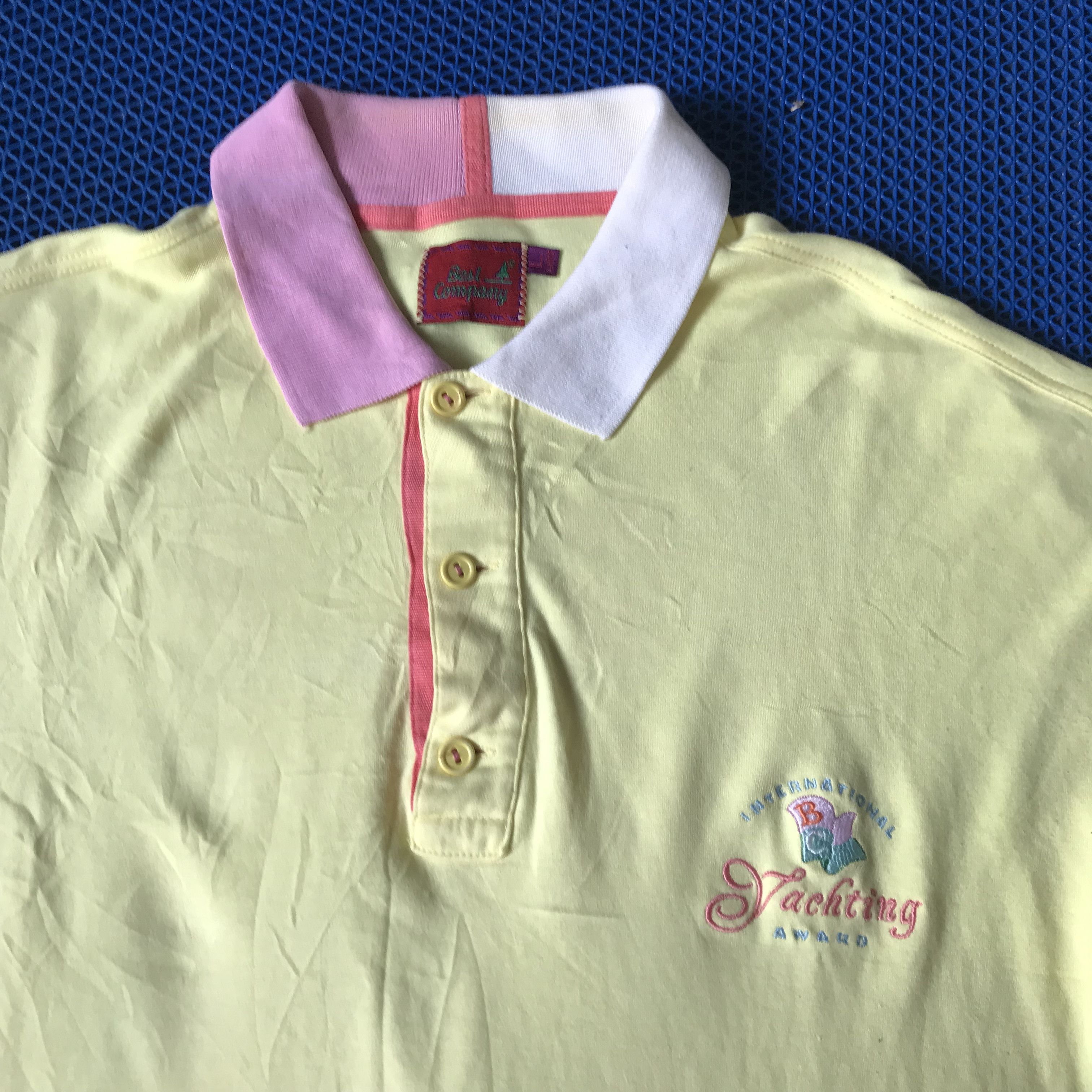 Vintage Vintage Best Company Italian Paninaro History Polo shirt Size US L / EU 52-54 / 3 - 1 Thumbnail