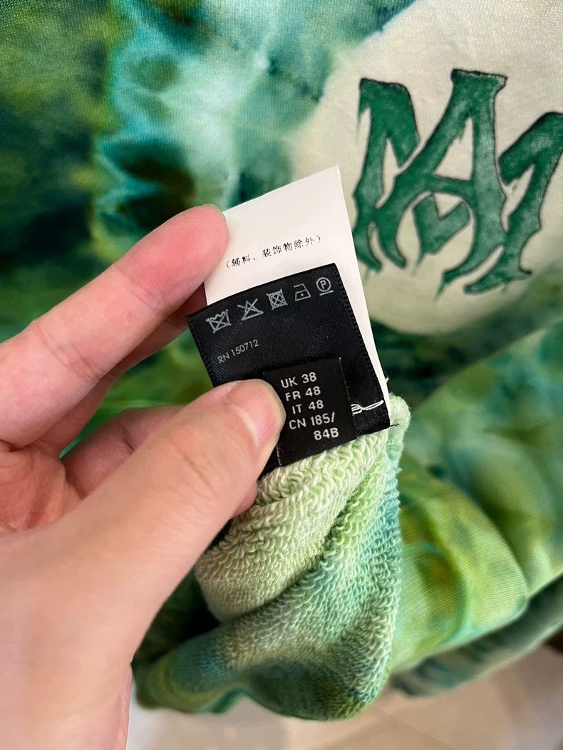 Amiri Amiri Green tie-dye hoodie 2501-Nextarrow Size US M / EU 48-50 / 2 - 5 Thumbnail
