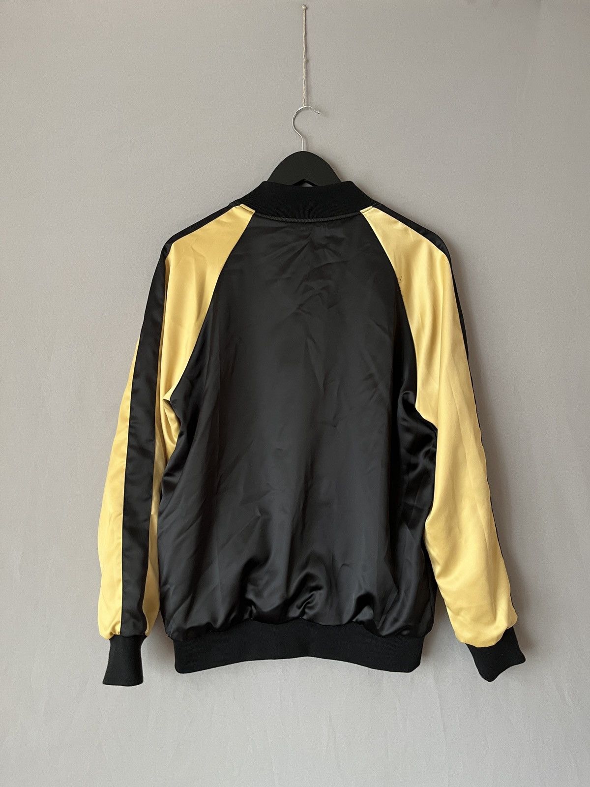 Japanese Brand Hong Kong Sukajan Crane and Flowers Reversible Bomber Jacket Size US XL / EU 56 / 4 - 4 Thumbnail
