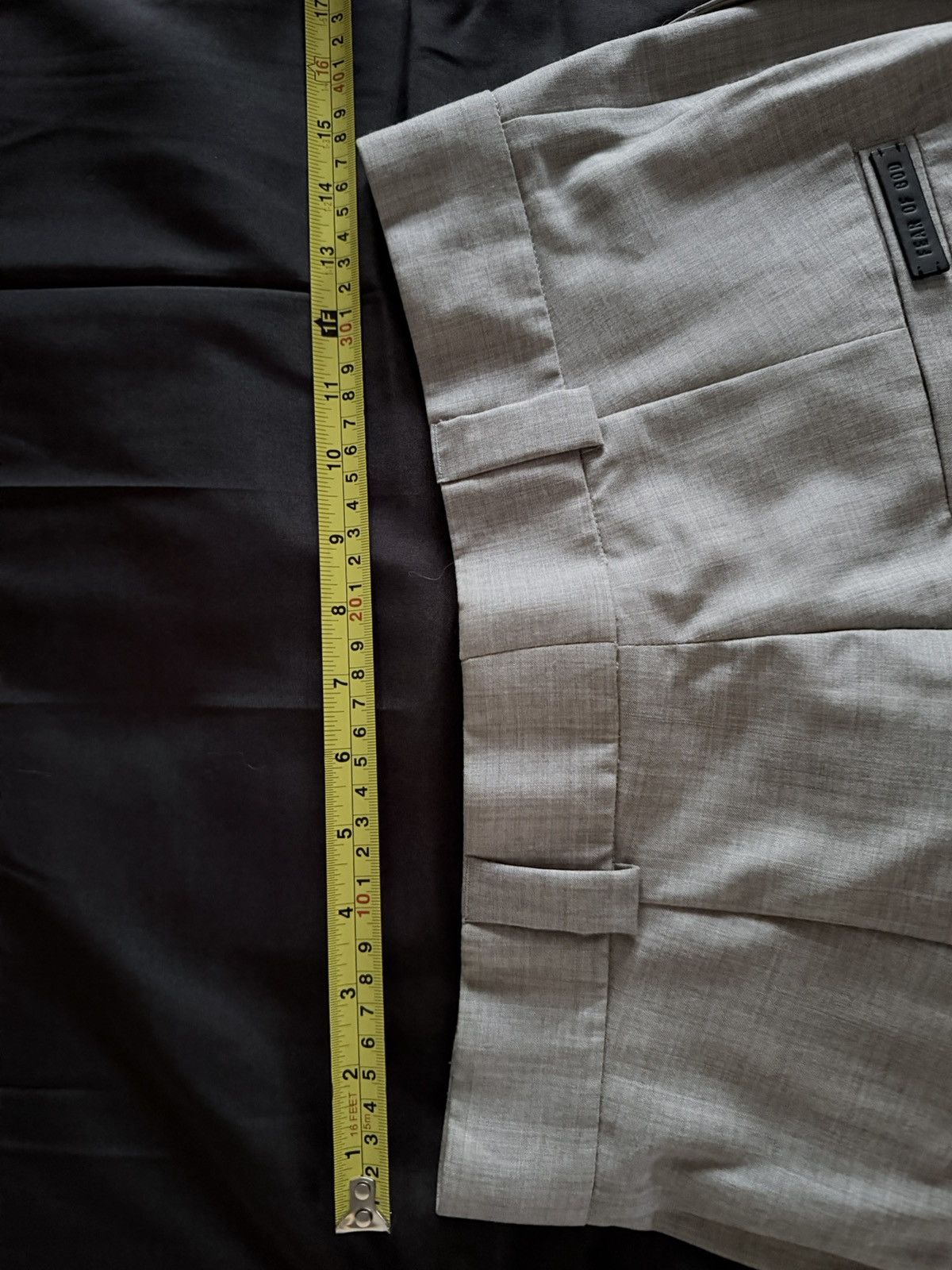 Fear of God Fear Of God Eternal Wide Leg Wool Trousers IT52 Grey Beige Size US 34 / EU 50 - 6 Thumbnail