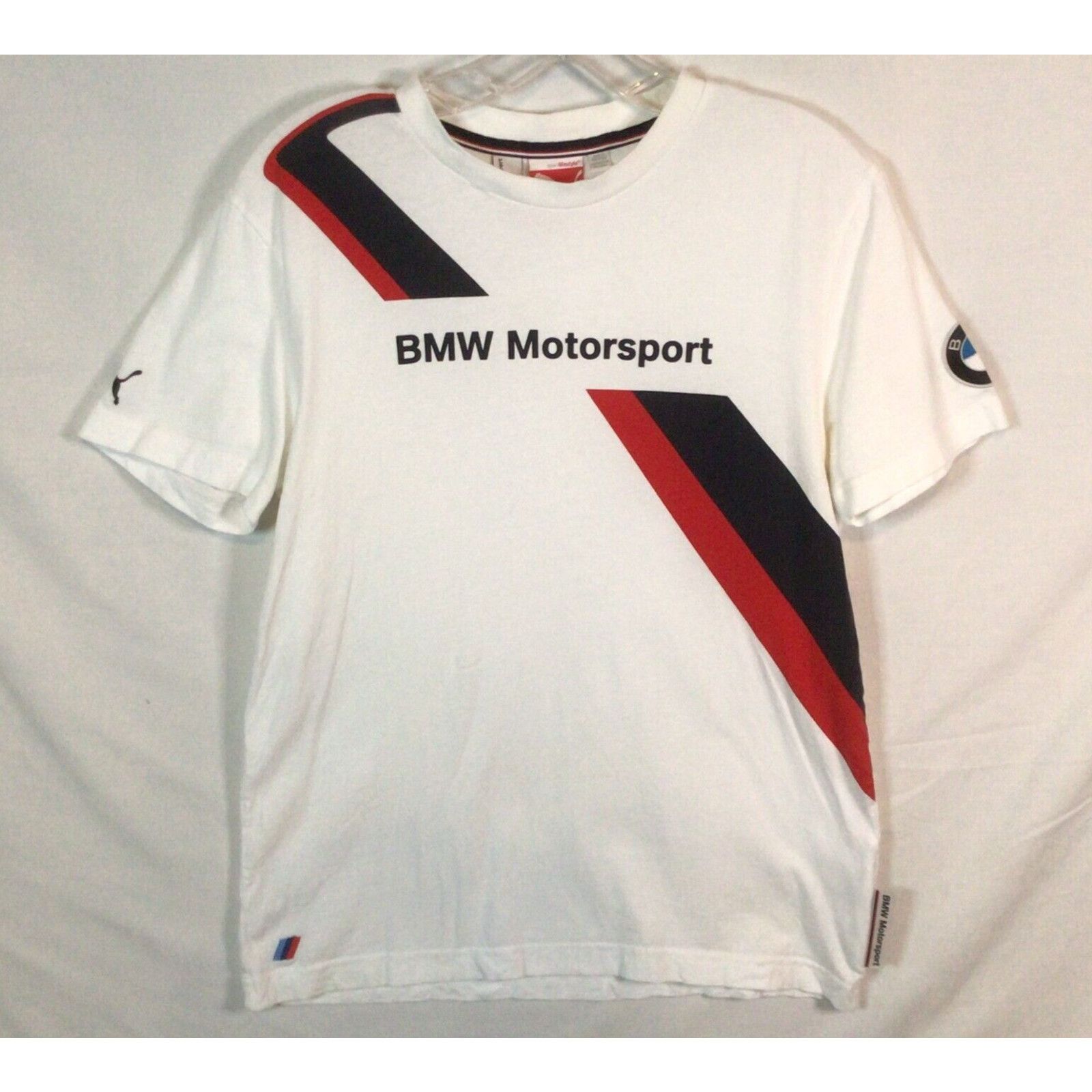 Puma Puma BMW Motorsport Racing T Shirt 2 stripe Mens Small 907A Size US S / EU 44-46 / 1 - 1 Thumbnail