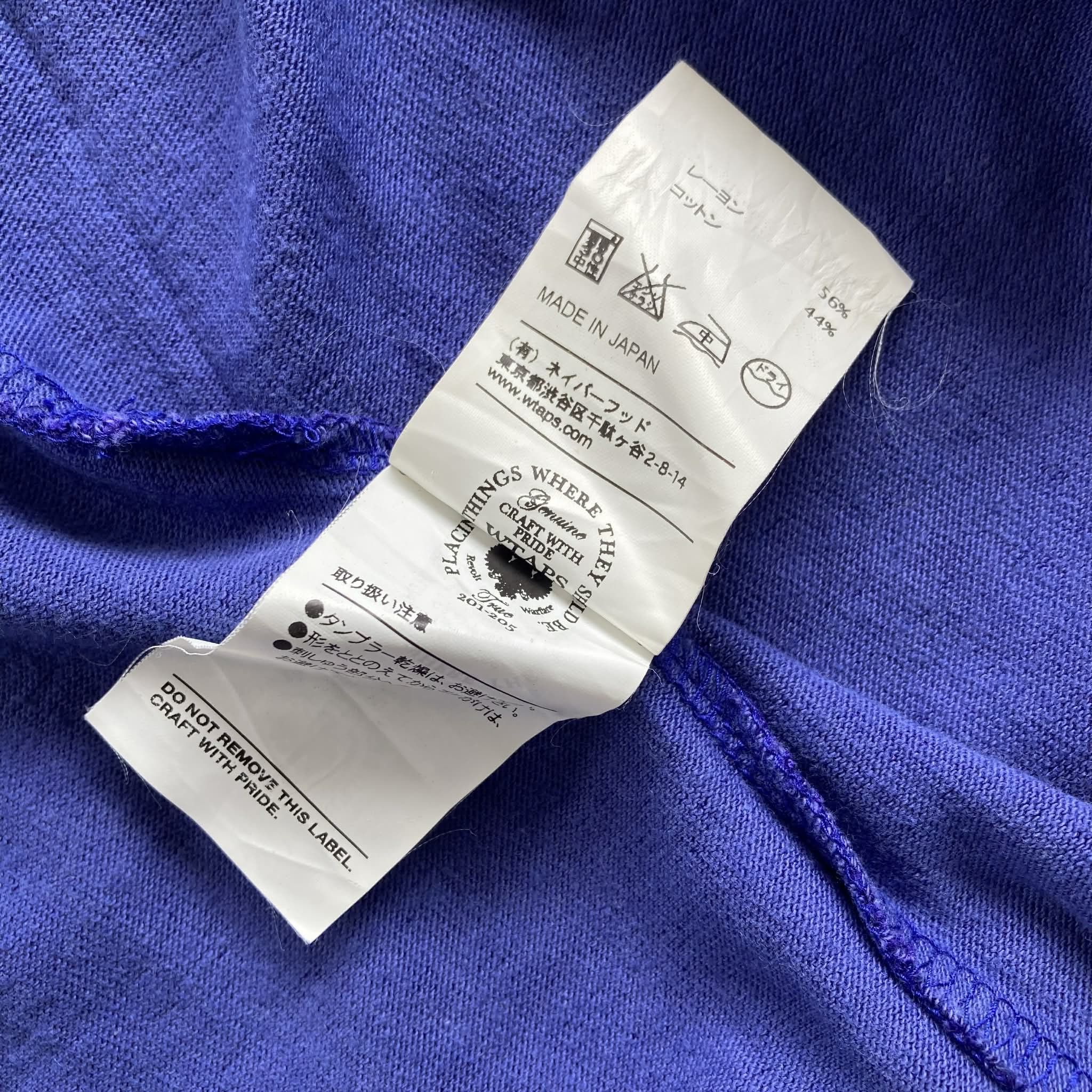 Wtaps WTAPS WTVUA 76 Slip Over Tank Raco Made in Japan Size US XL / EU 56 / 4 - 9 Thumbnail