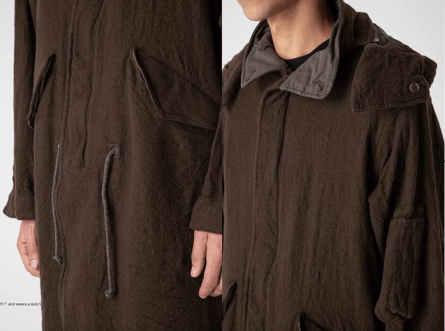 Yohji Yamamoto $2935 2023 Yohji Yamamoto R-Milling Mods Coat Size US L / EU 52-54 / 3 - 4 Thumbnail