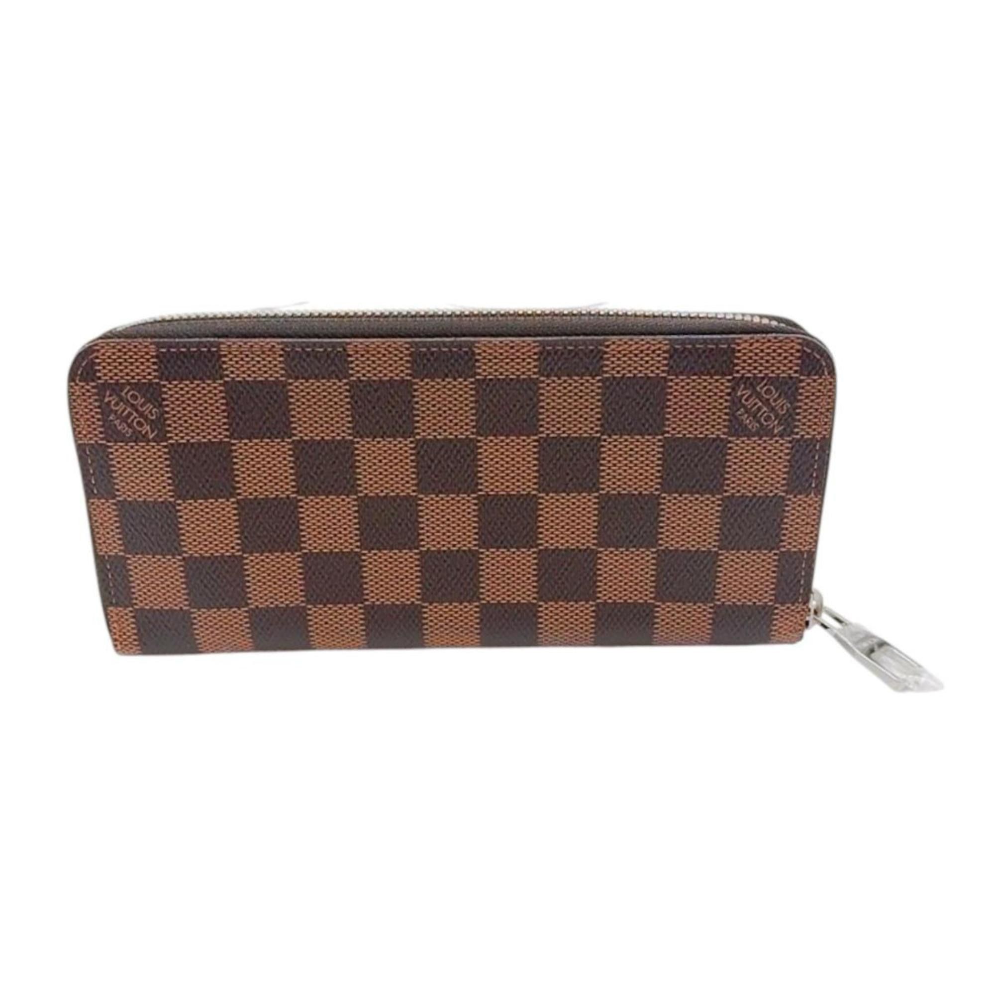 Louis Vuitton Louis Vuitton Zippy Wallet Damier Vertical N61207 Brown Size ONE SIZE - 1 Thumbnail