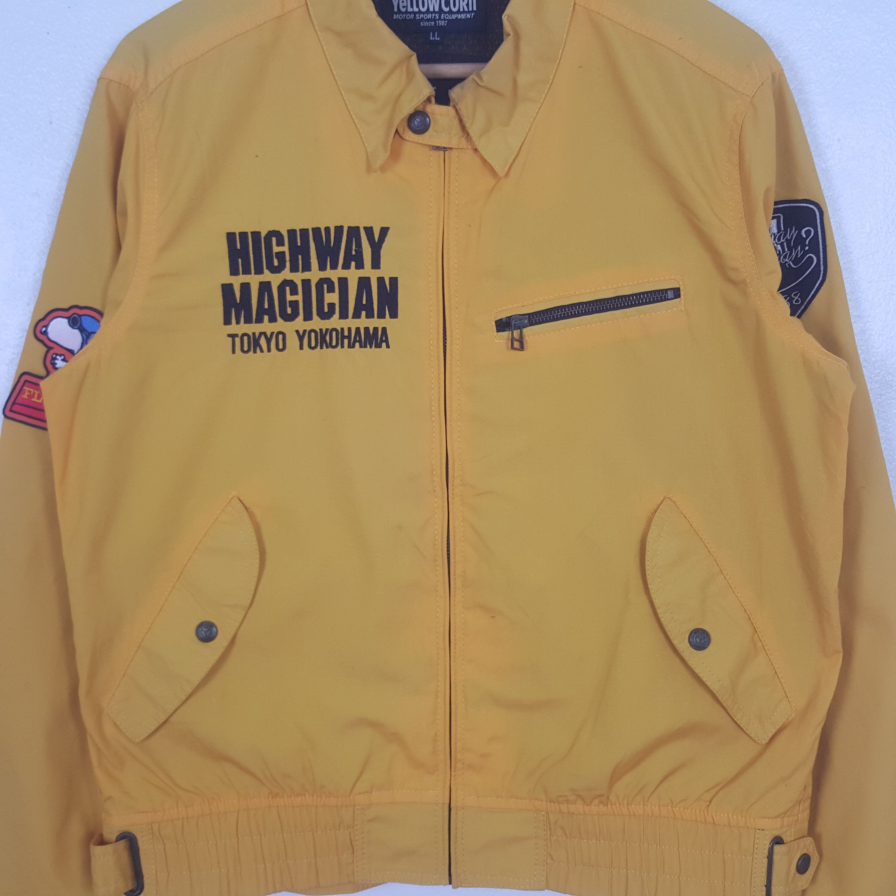 YELLOW CORN Vintage Yellow Corn Japanese Racing Bikers Jacket C306N17 Size US M / EU 48-50 / 2 - 4 Thumbnail