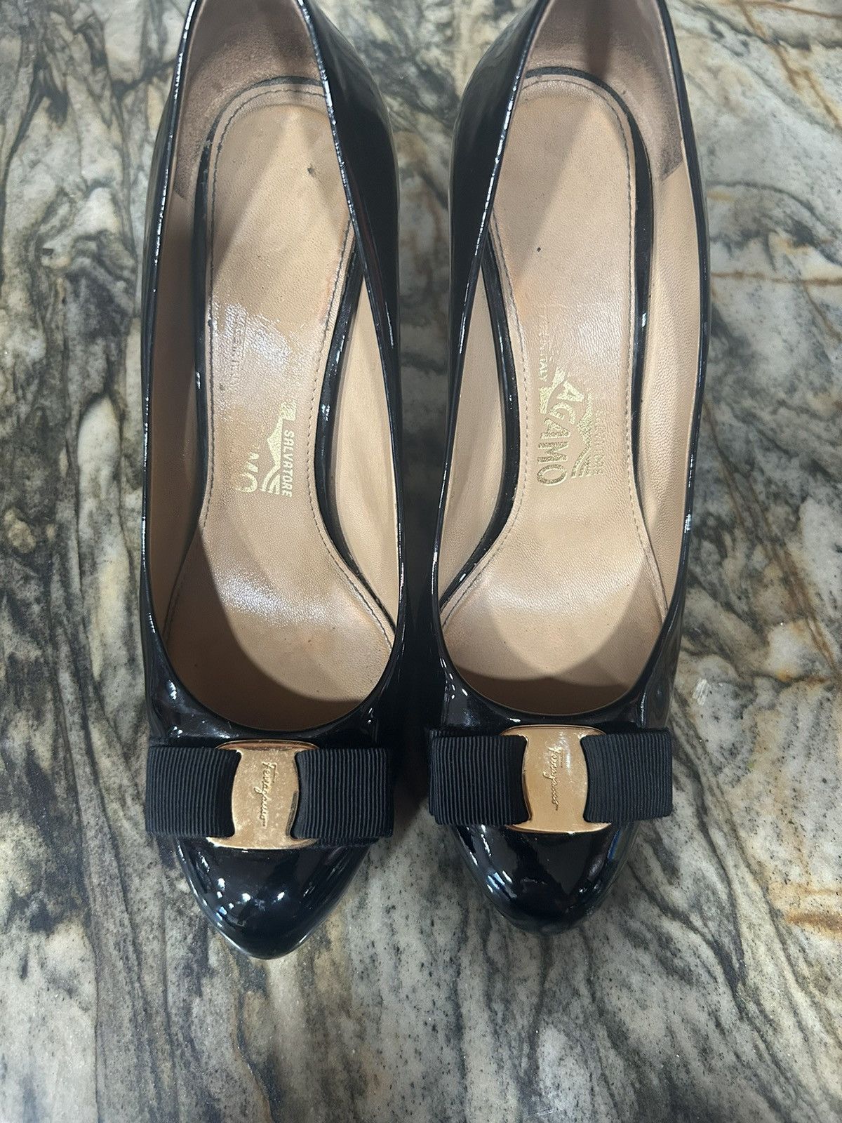 Salvatore Ferragamo Black ferragamo high heels women’s Size US 8 / IT 38 - 2 Thumbnail