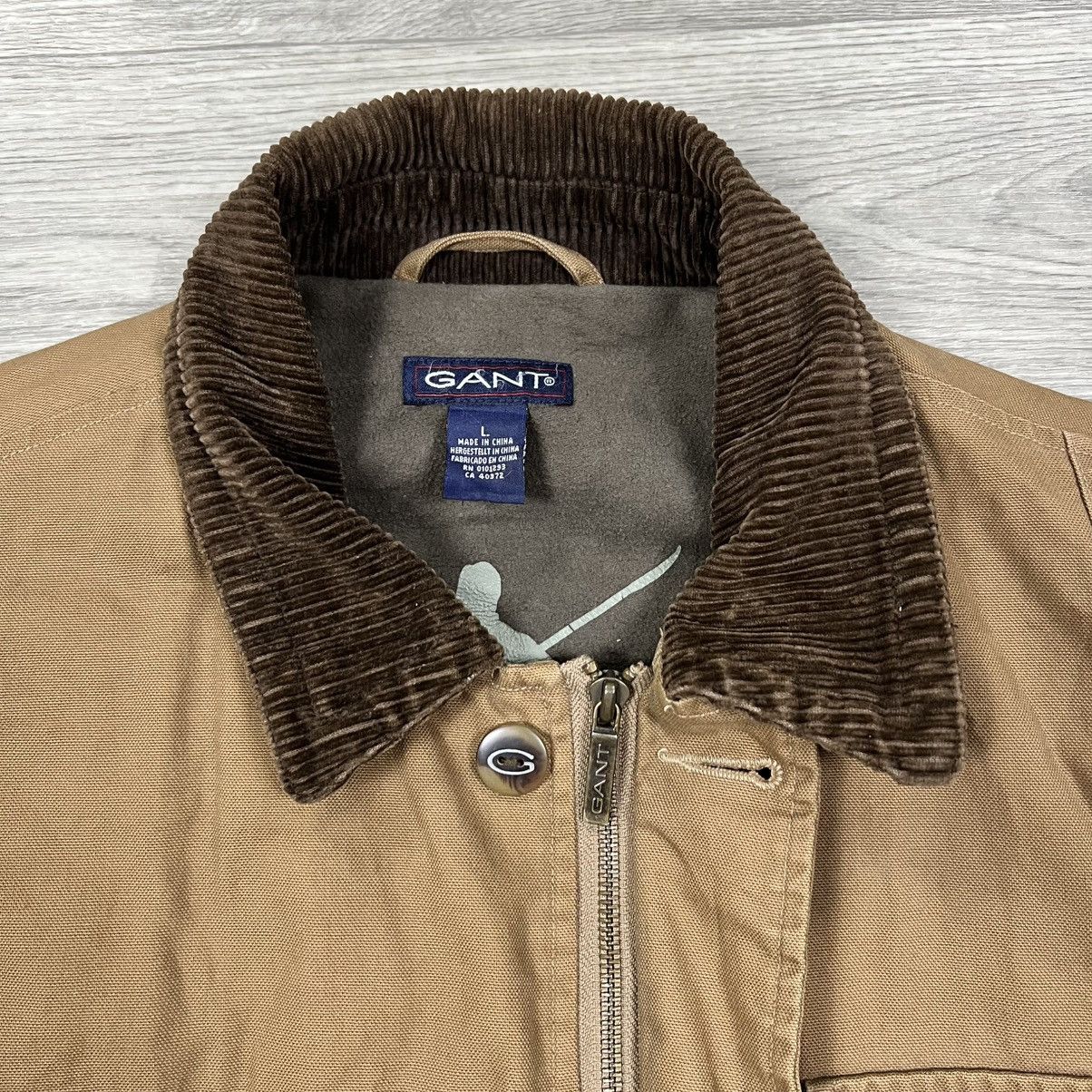 Gant GANT Vintage Canvas Hunting Chore Jacket Corduroy Trim Sz L Size US L / EU 52-54 / 3 - 11 Thumbnail