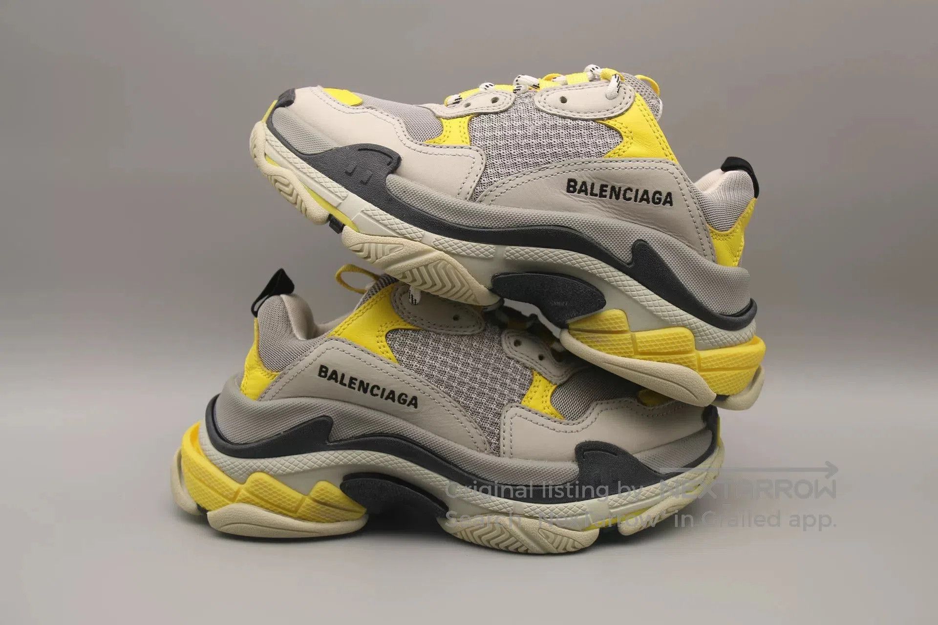 Balenciaga Balenciaga Triple-s Gray Yellow. Size US 6 / IT 36 - 3 Thumbnail