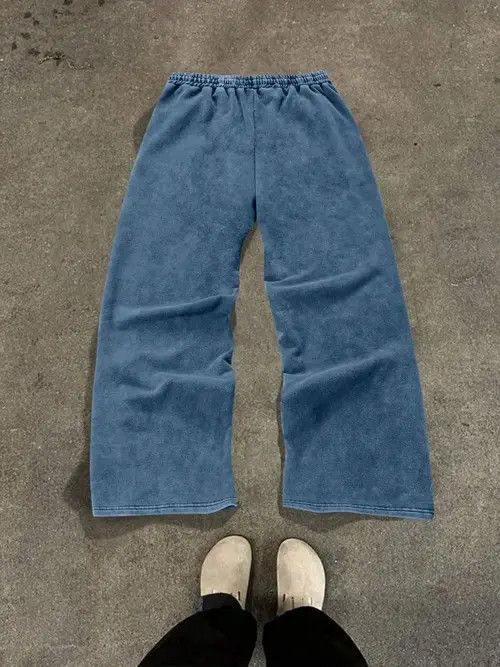 Designer × Japanese Brand Washed pants/sweatpants opium PlayboiCarti zipper Size US 36 / EU 52 - 2 Thumbnail