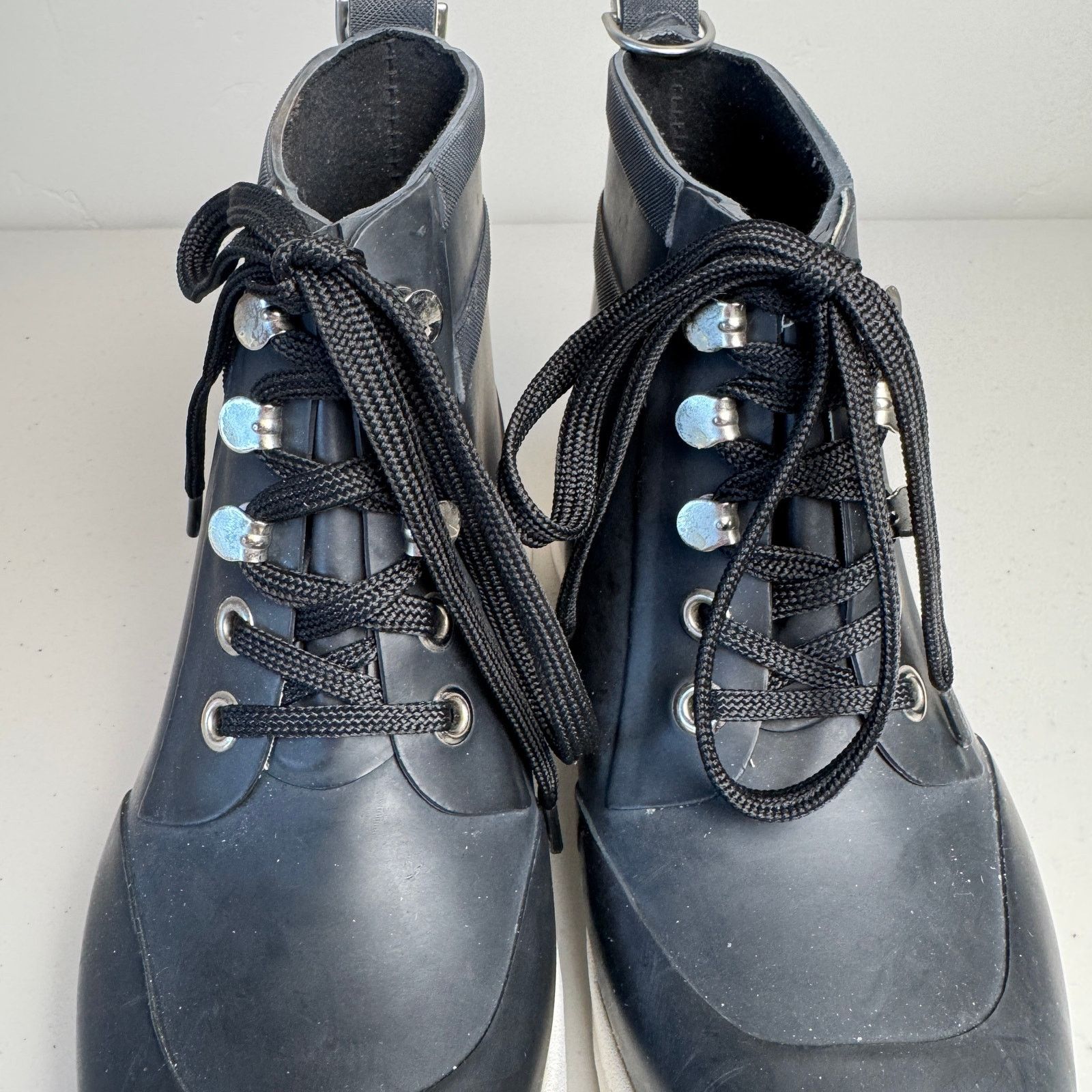 Ilse Jacobsen Ilse Jacobsen Hornbæk Black Lace-Up Boots - NIB - Size 37 Size US 6.5 / IT 36.5 - 4 Thumbnail