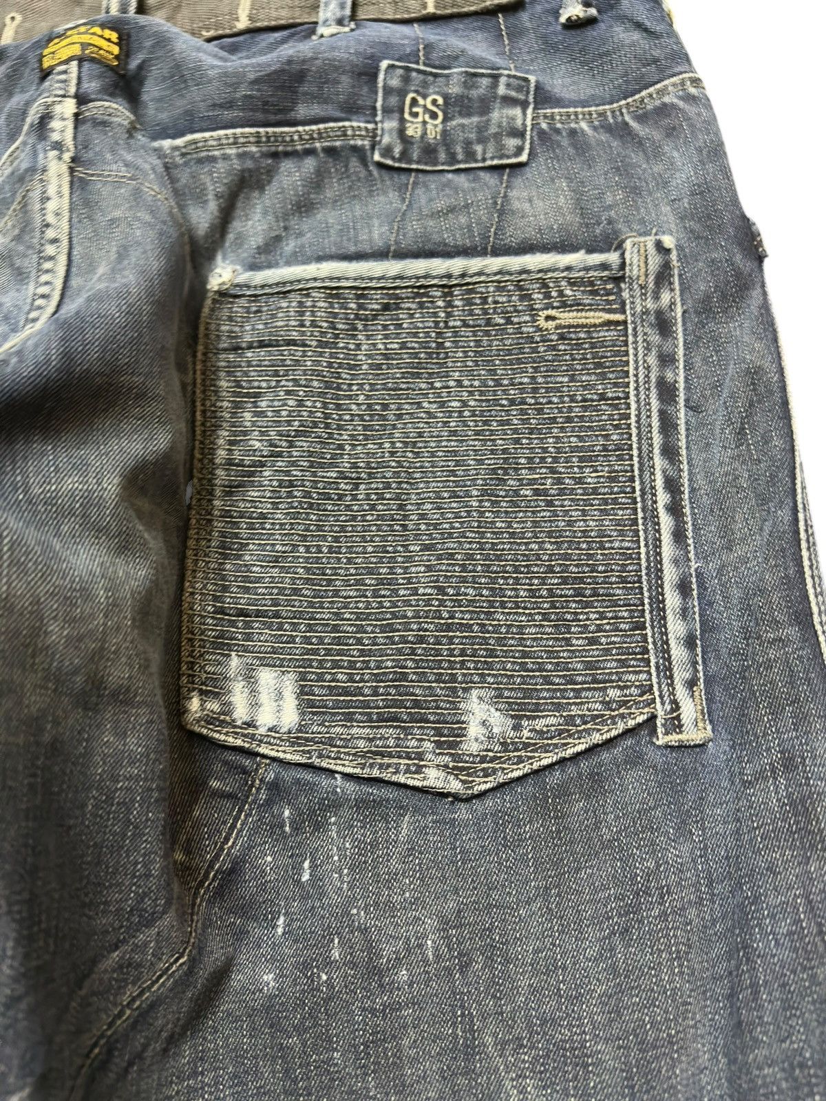 G-Star Vintage G-Star Raw 3301 Double Knee Tactical Jeans Size US 34 / EU 50 - 6 Thumbnail