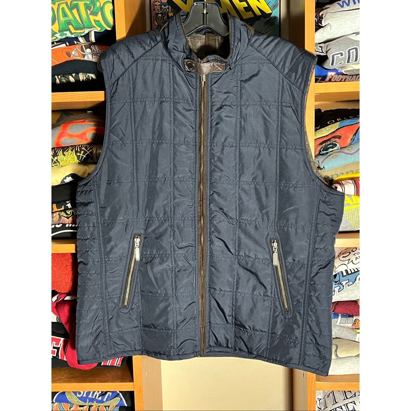 Johnston & Murphy Men’s Johnston & Murphy Quilted Full Zip Puffer Vest Size US L / EU 52-54 / 3 - 1 Thumbnail