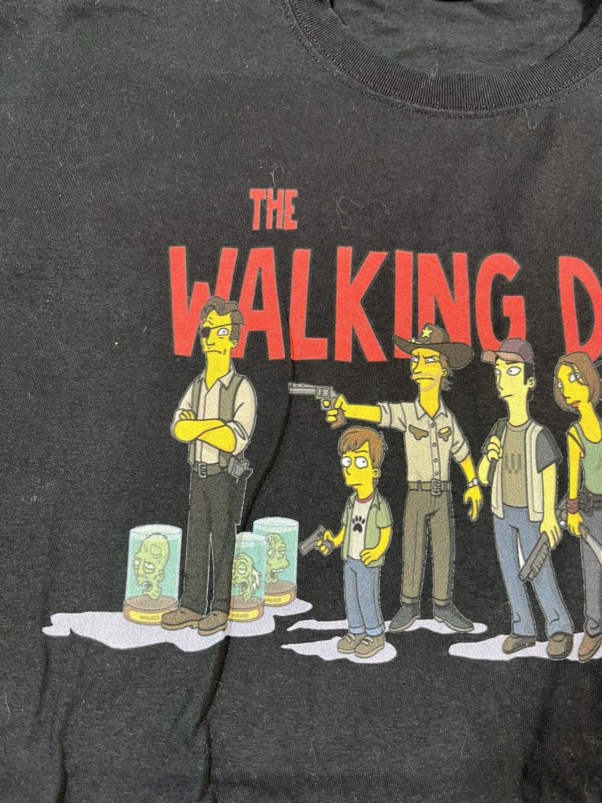The Simpsons × Vintage The Walking Dead Simpsons T Shirt Size US XL / EU 56 / 4 - 3 Thumbnail
